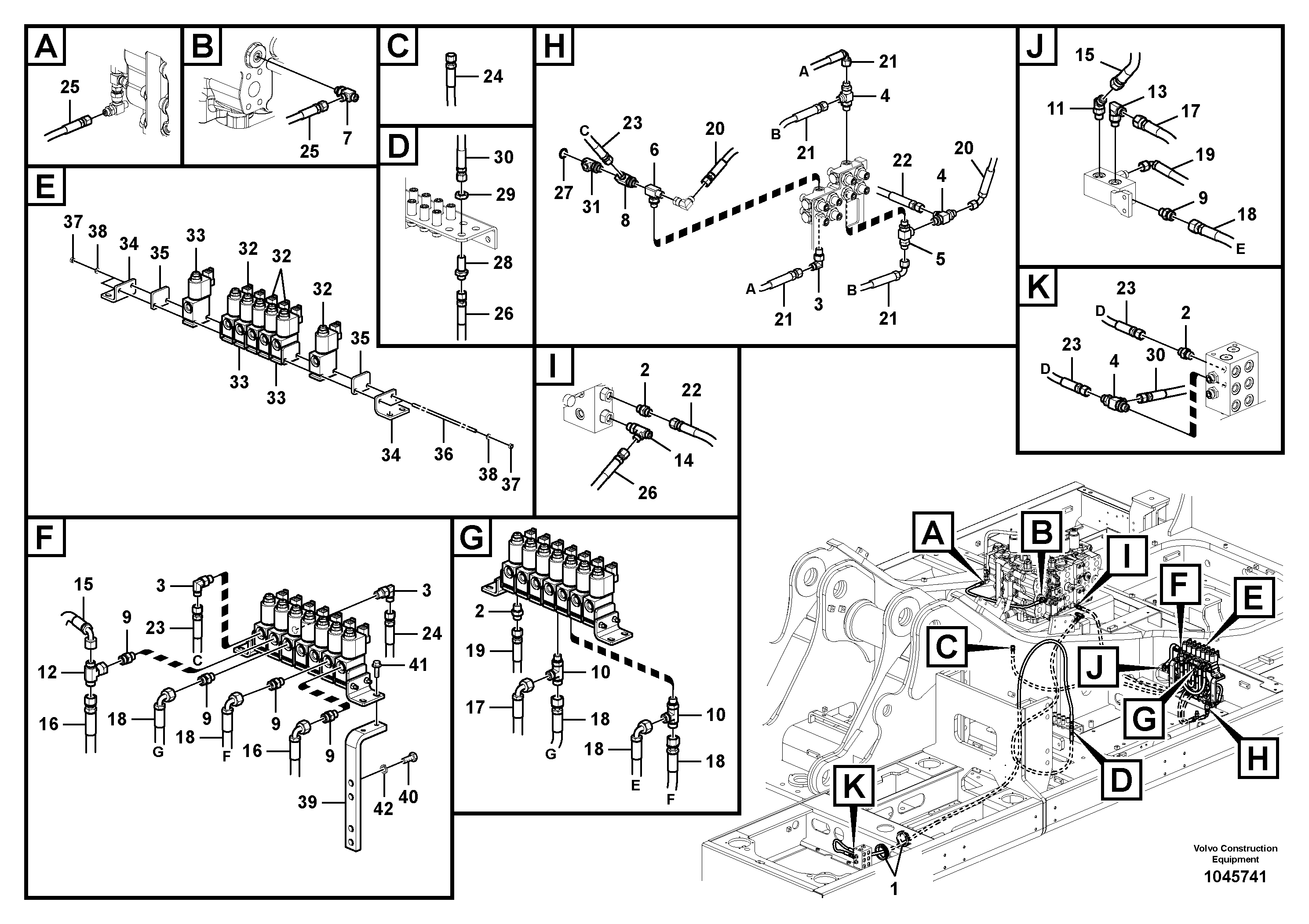 Timing gear casing VOE937444 VOLVO