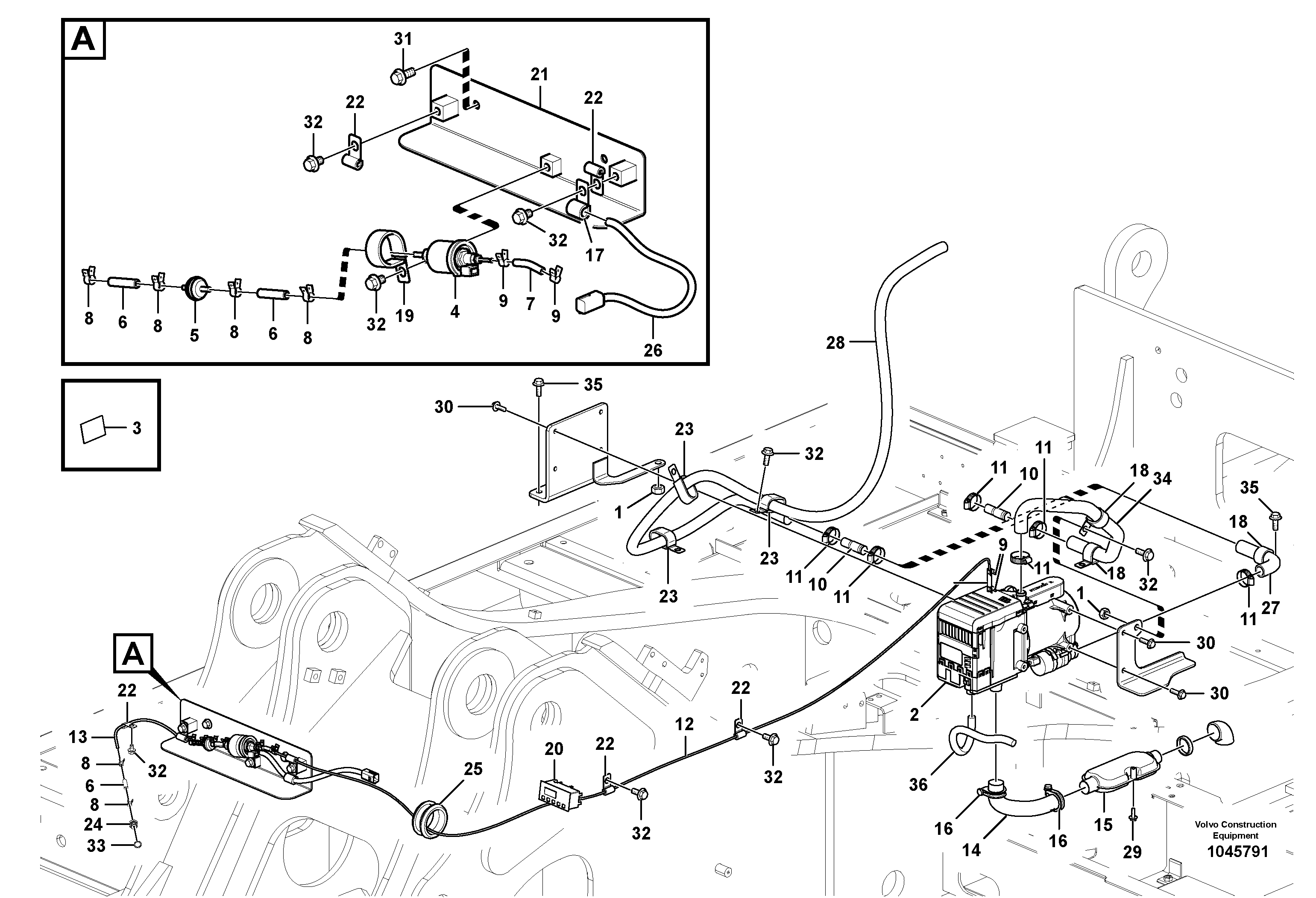 Cable,generator - VOE14606005 VOLVO