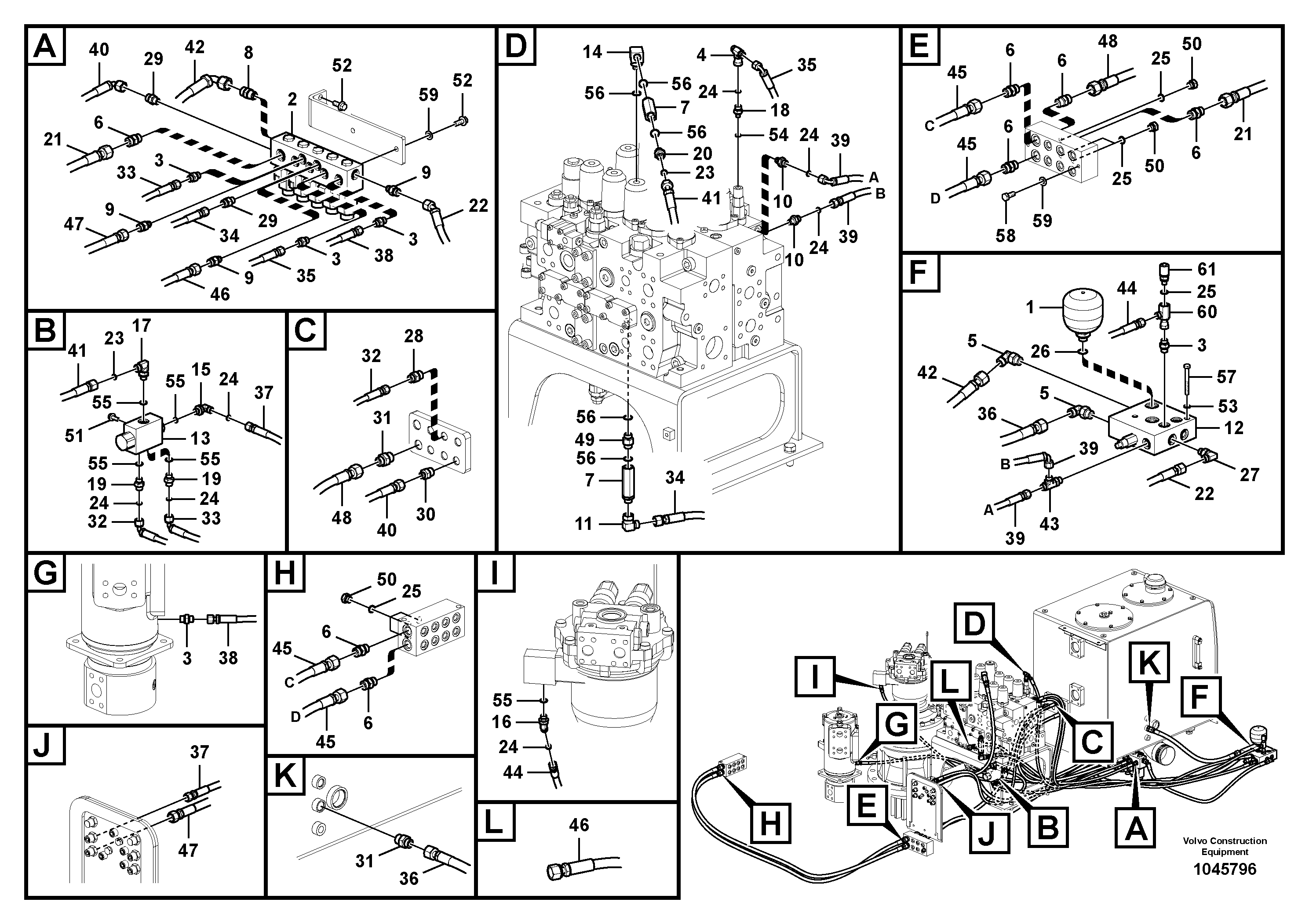 Timing gear casing VOE15086010 VOLVO