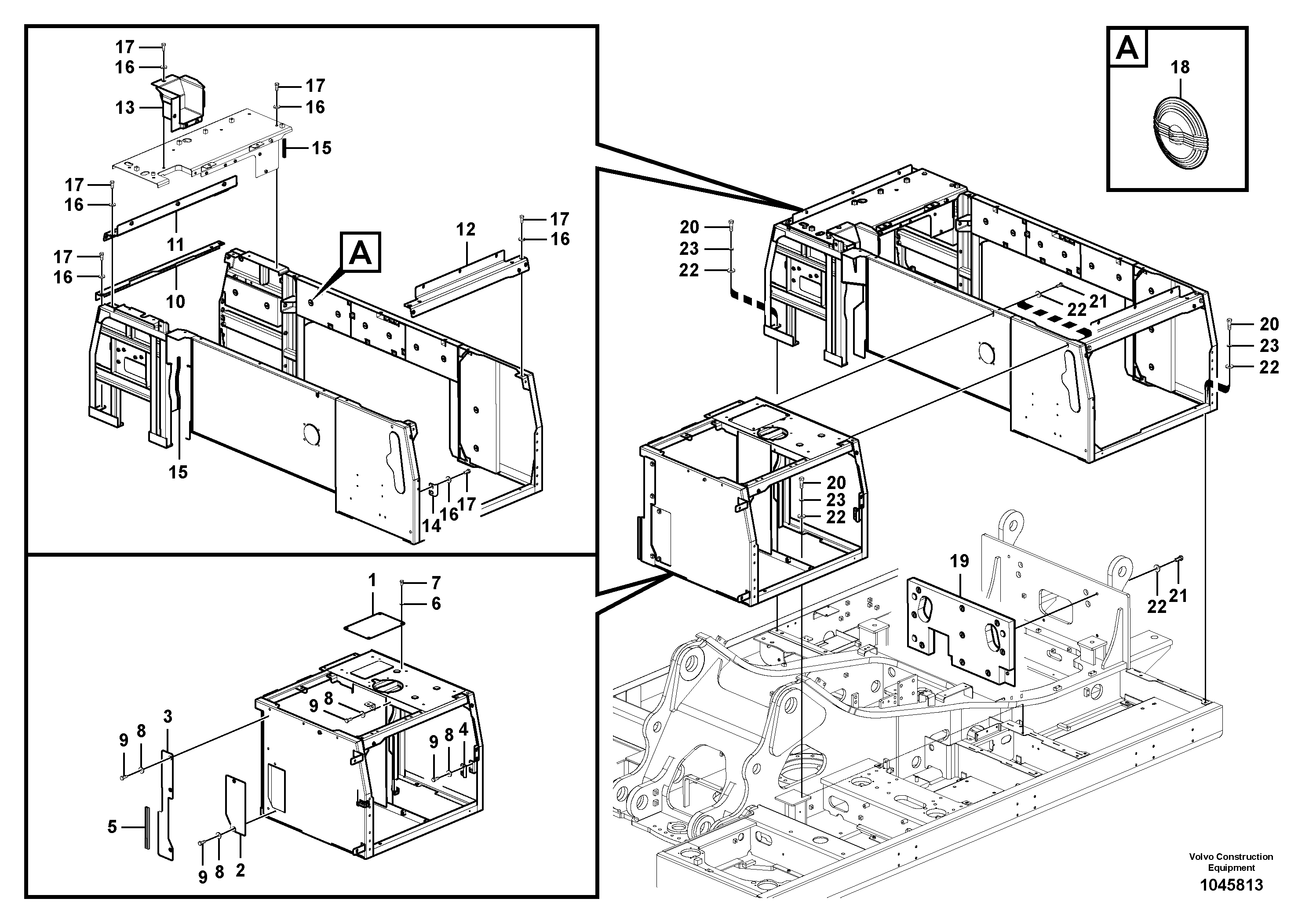 Rec.housing RM/VOE14608715 VOLVO
