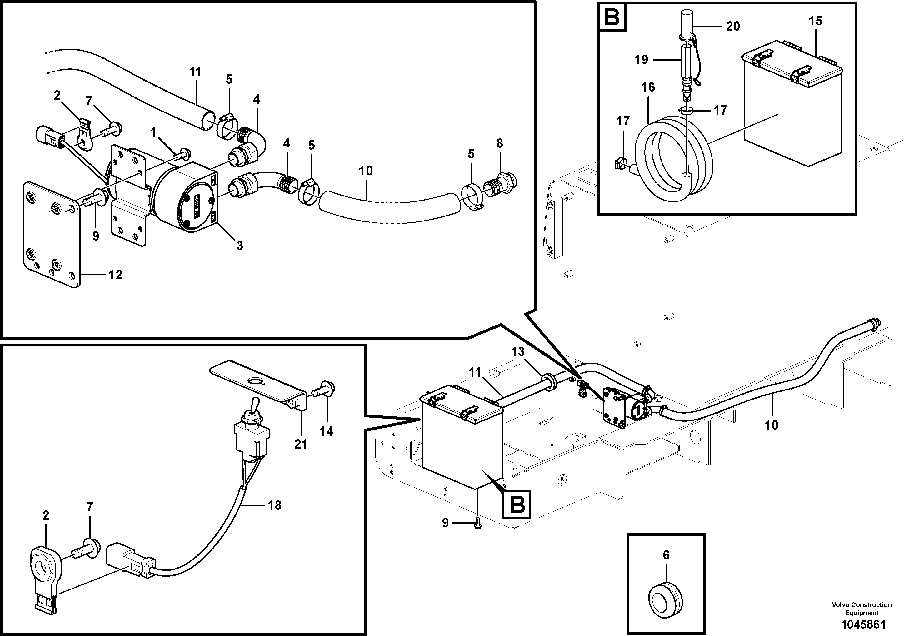 Bracket RM/VOE14623482 VOLVO