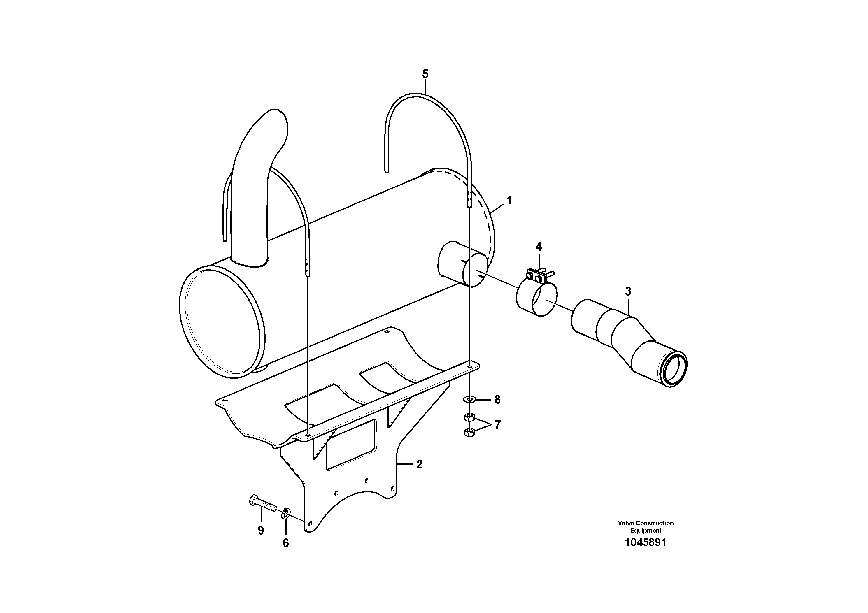 Seat frame VOE14640301 VOLVO