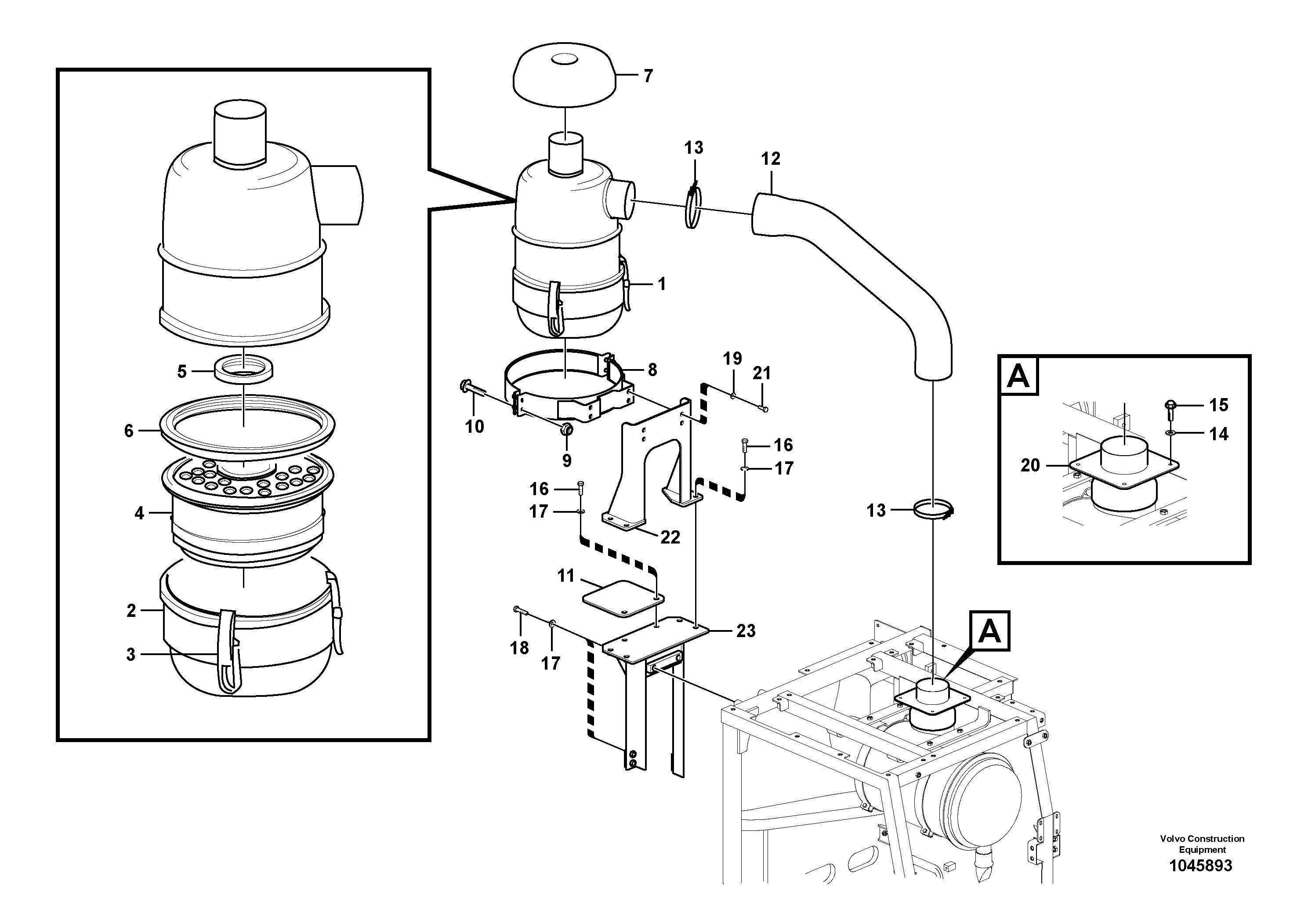 Tire Inf Valve VOE14640600 VOLVO