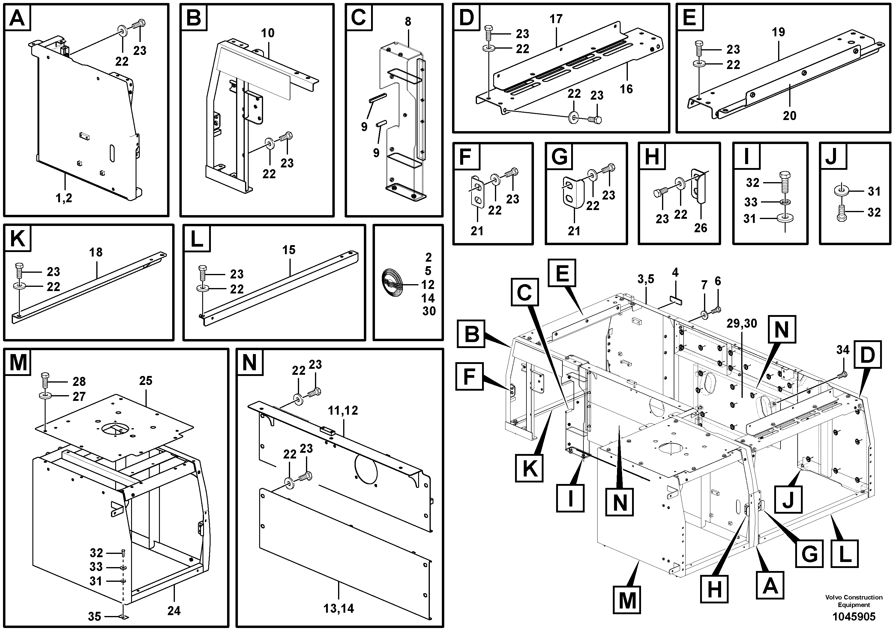 Rec.housing VOE14724486 VOLVO