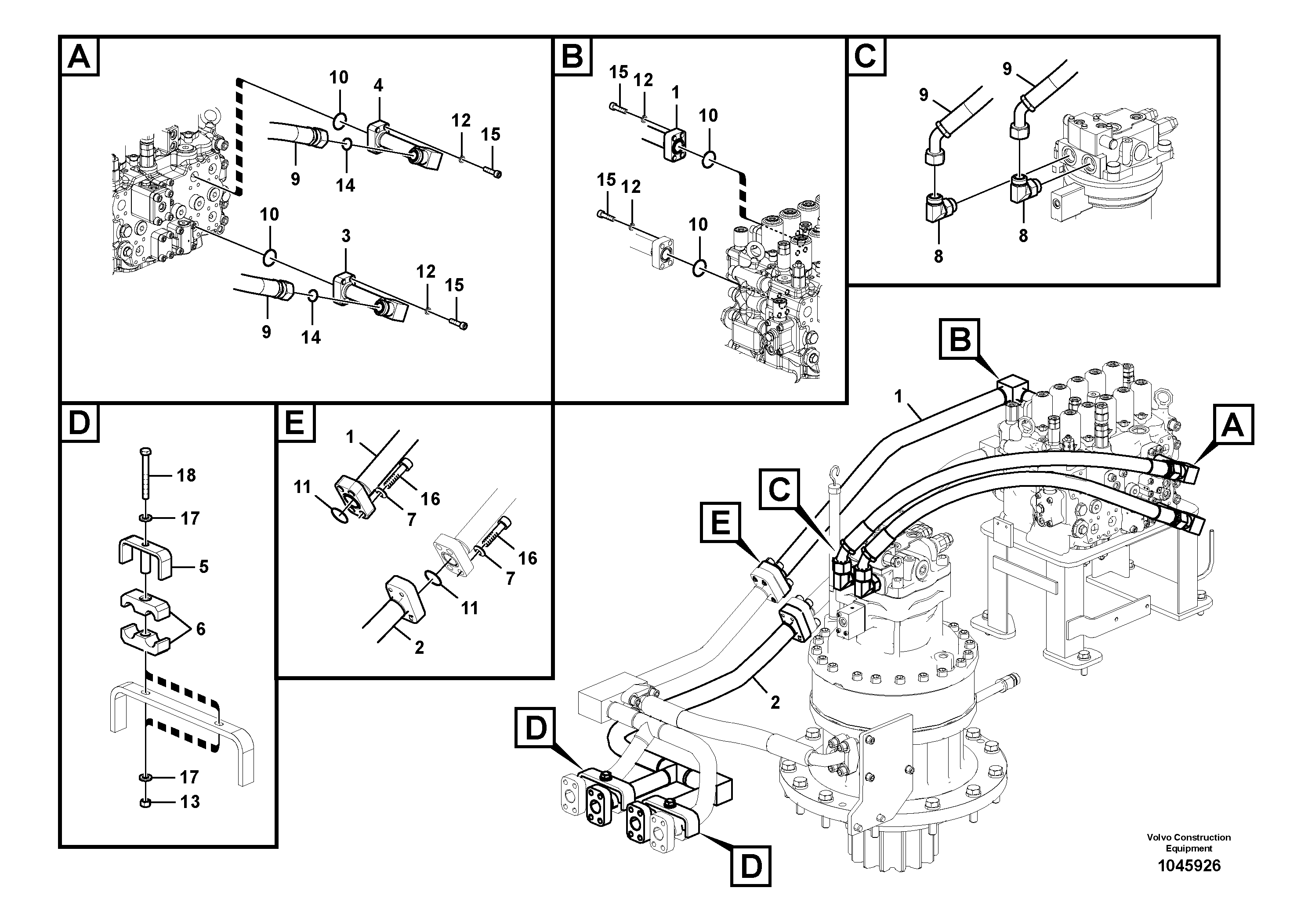 Pipe RM/VOE14678205 VOLVO
