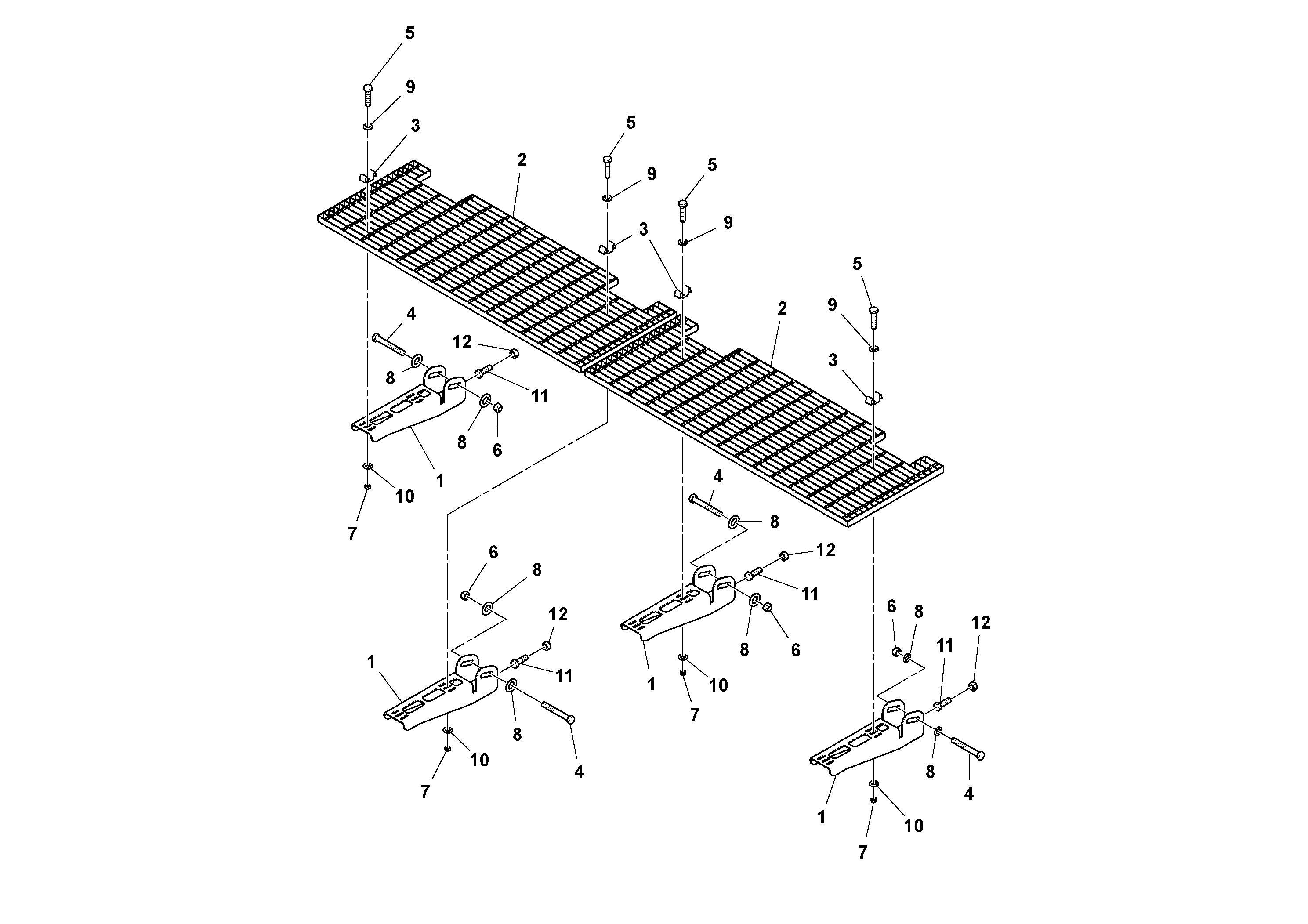 Mounting rail RM96703863 VOLVO