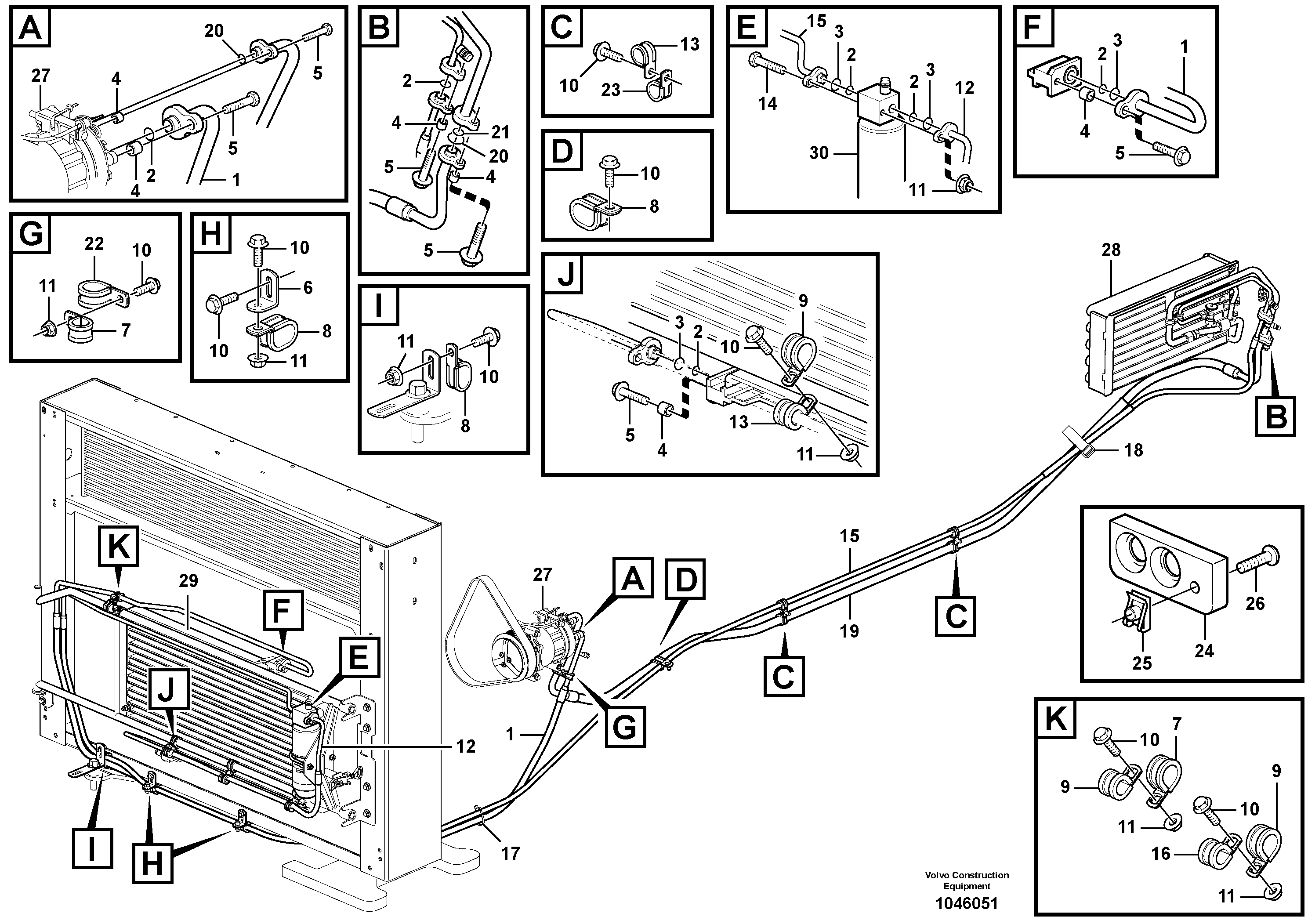 Timing gear casing VOE15079351 VOLVO
