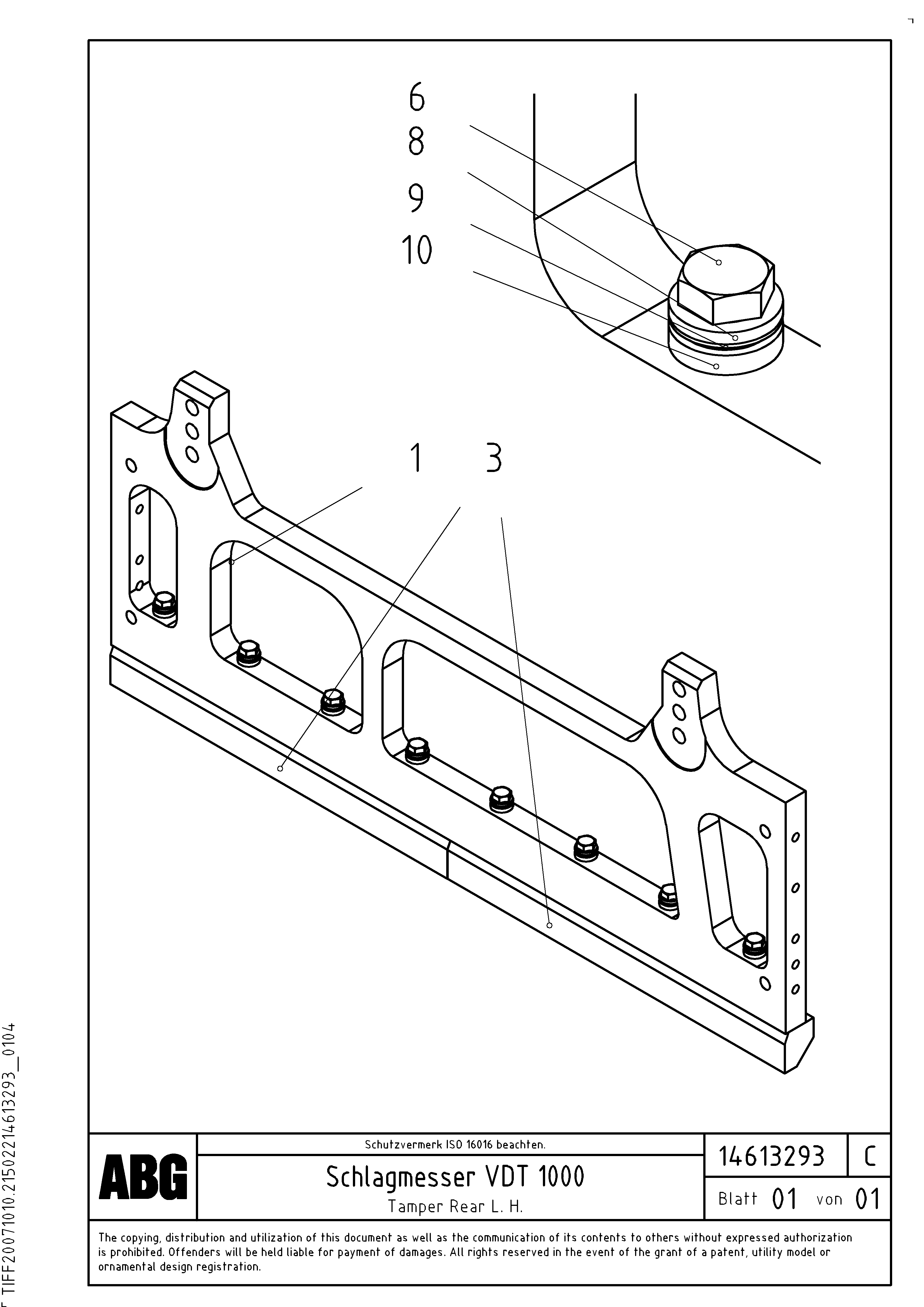 Boom Suspension RM14037501 VOLVO