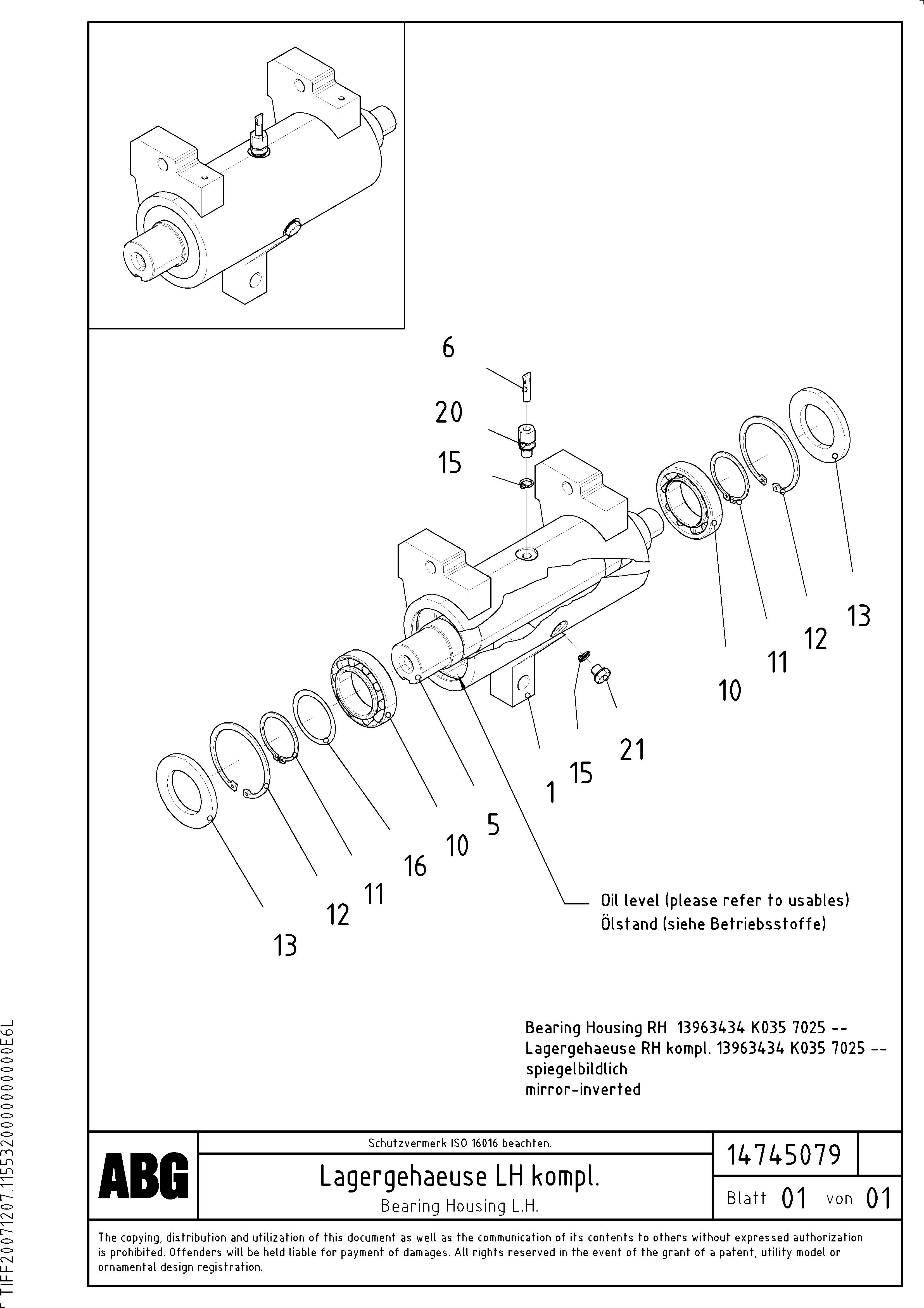 Piston pump RM96710876 VOLVO
