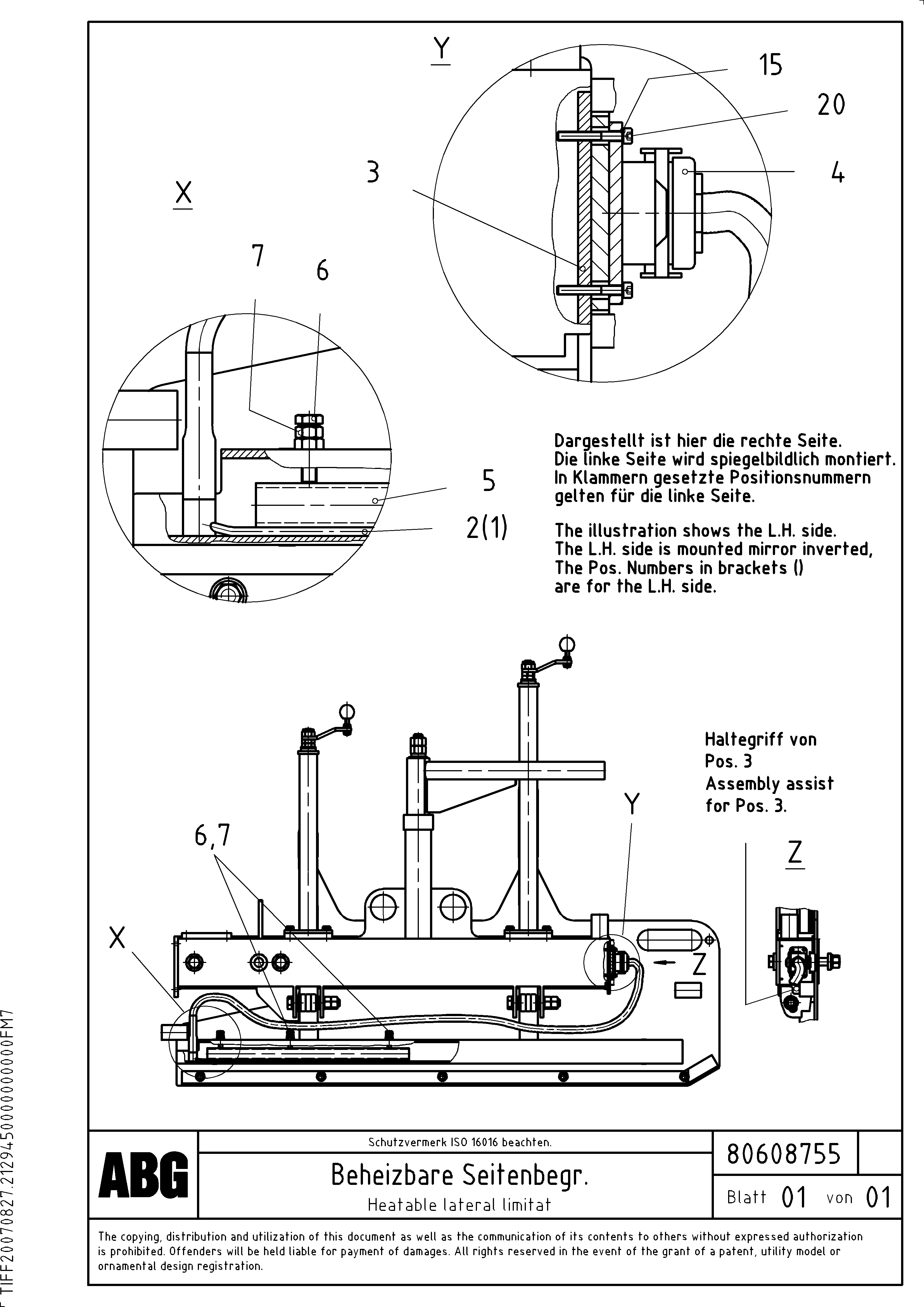 Sensor, position RM80608573 VOLVO