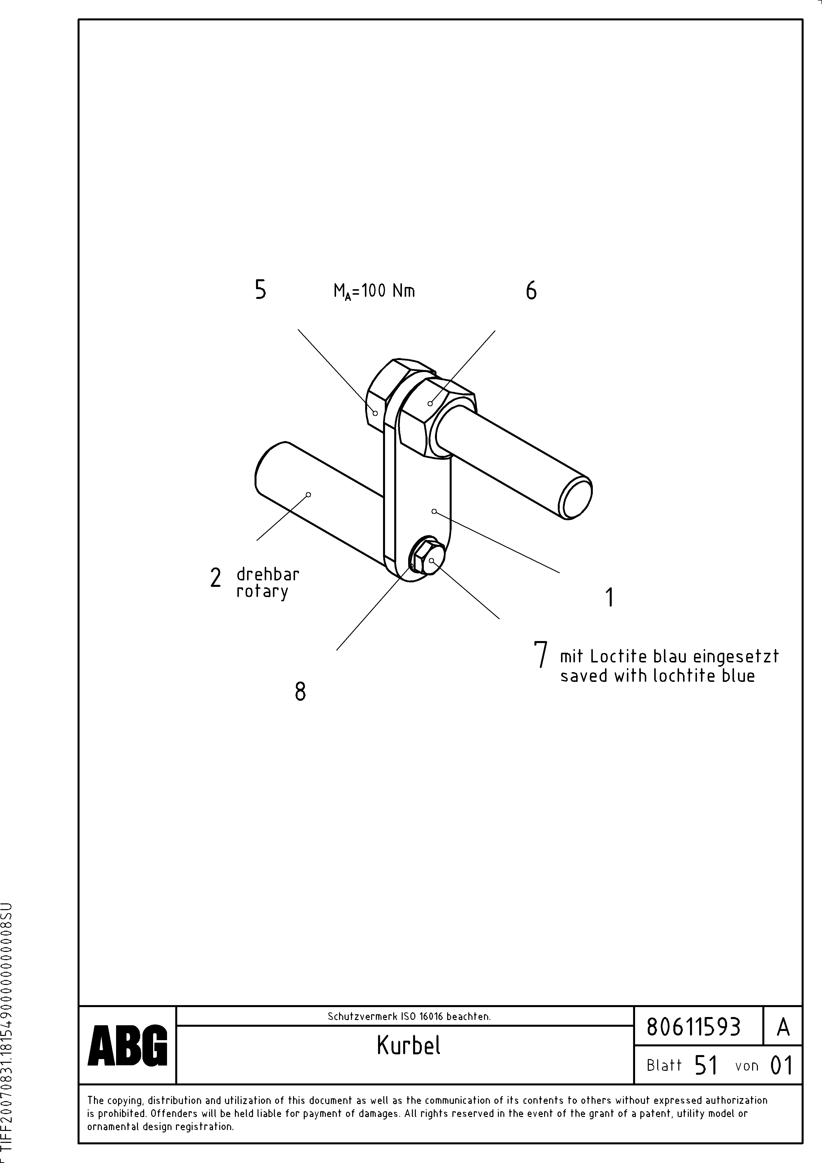 Mounting rail RM80613664 VOLVO