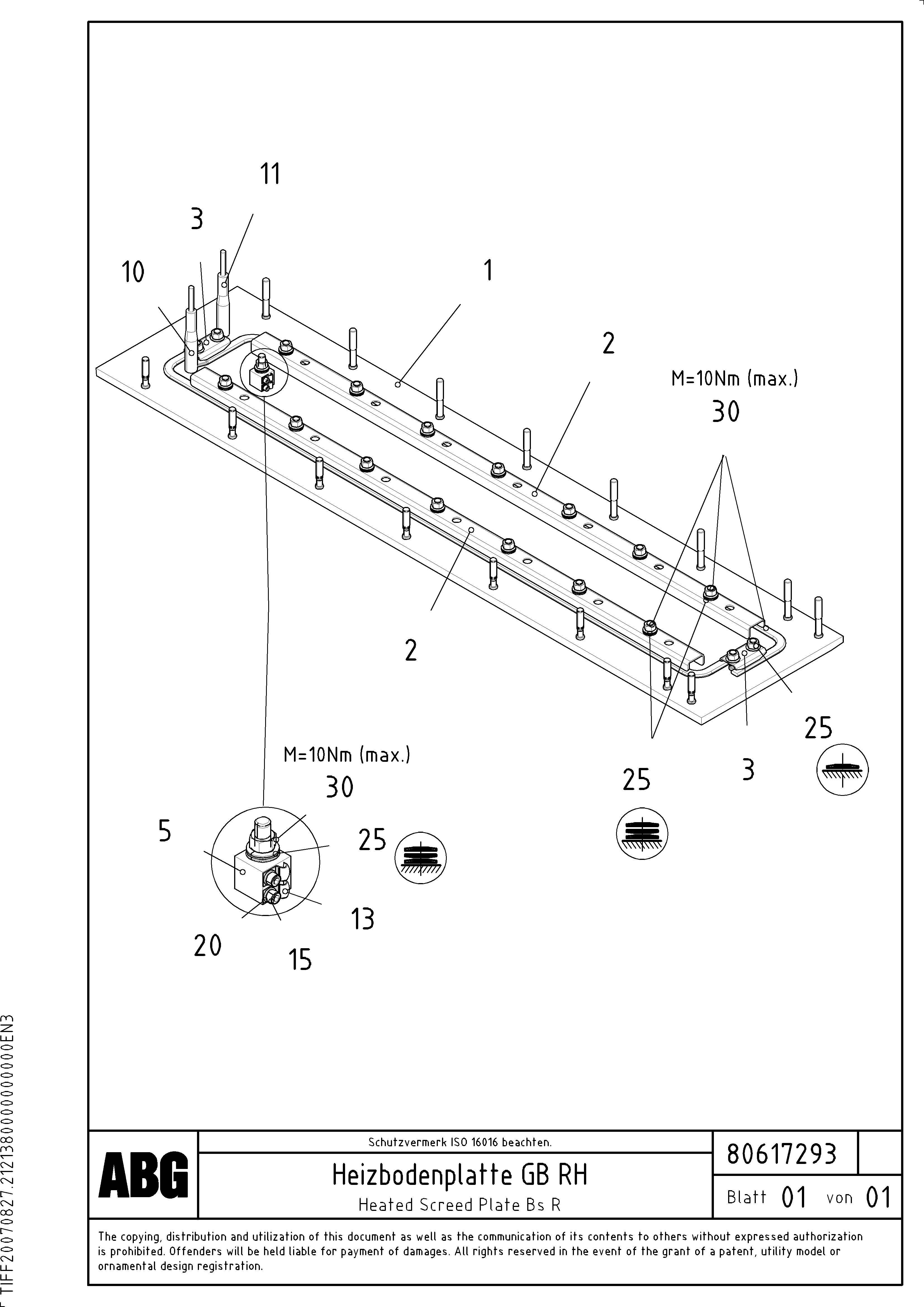 Support, 2000 l/2300 l RM80617095 VOLVO