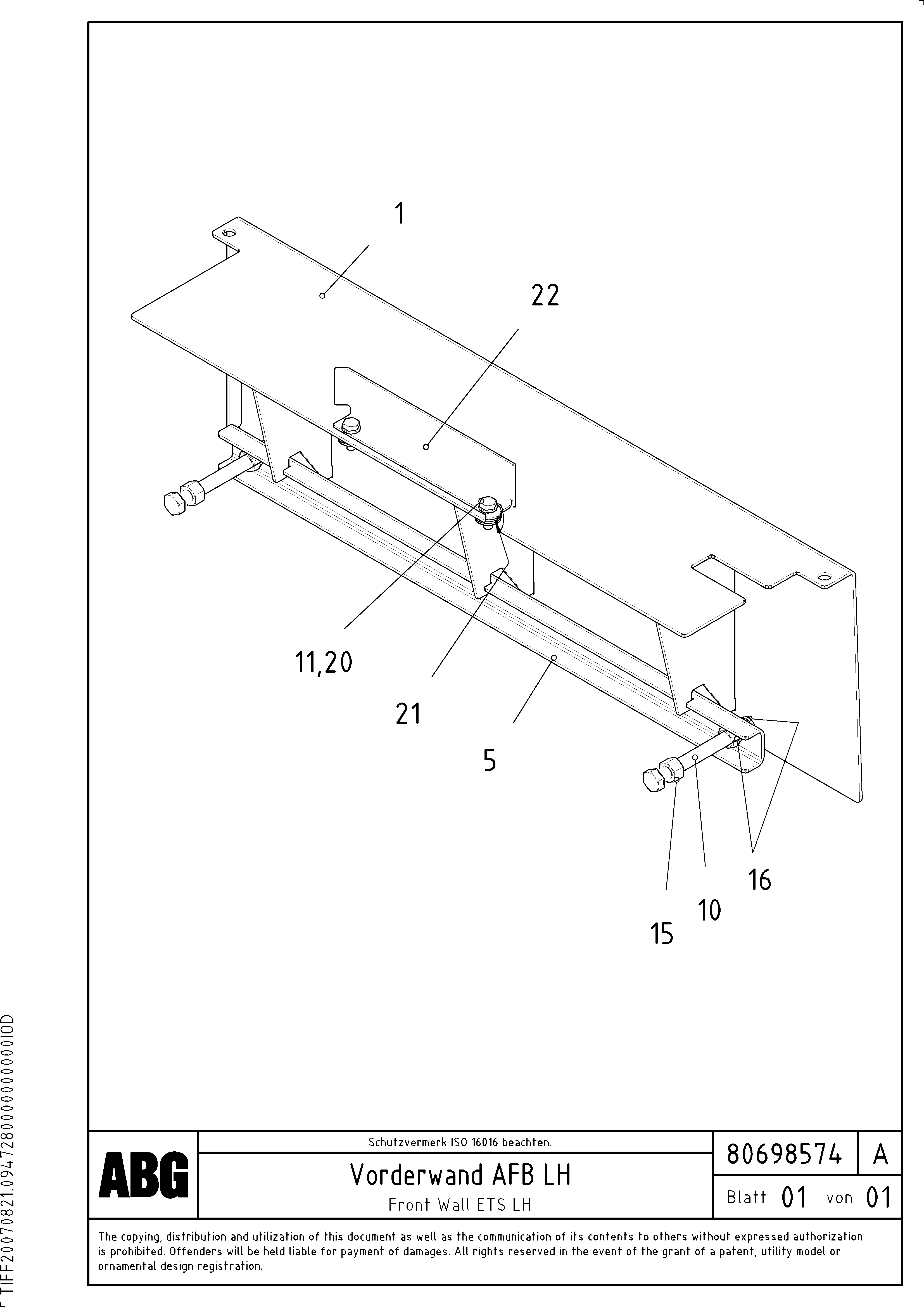 Gear Sel Rod RM80696503 VOLVO