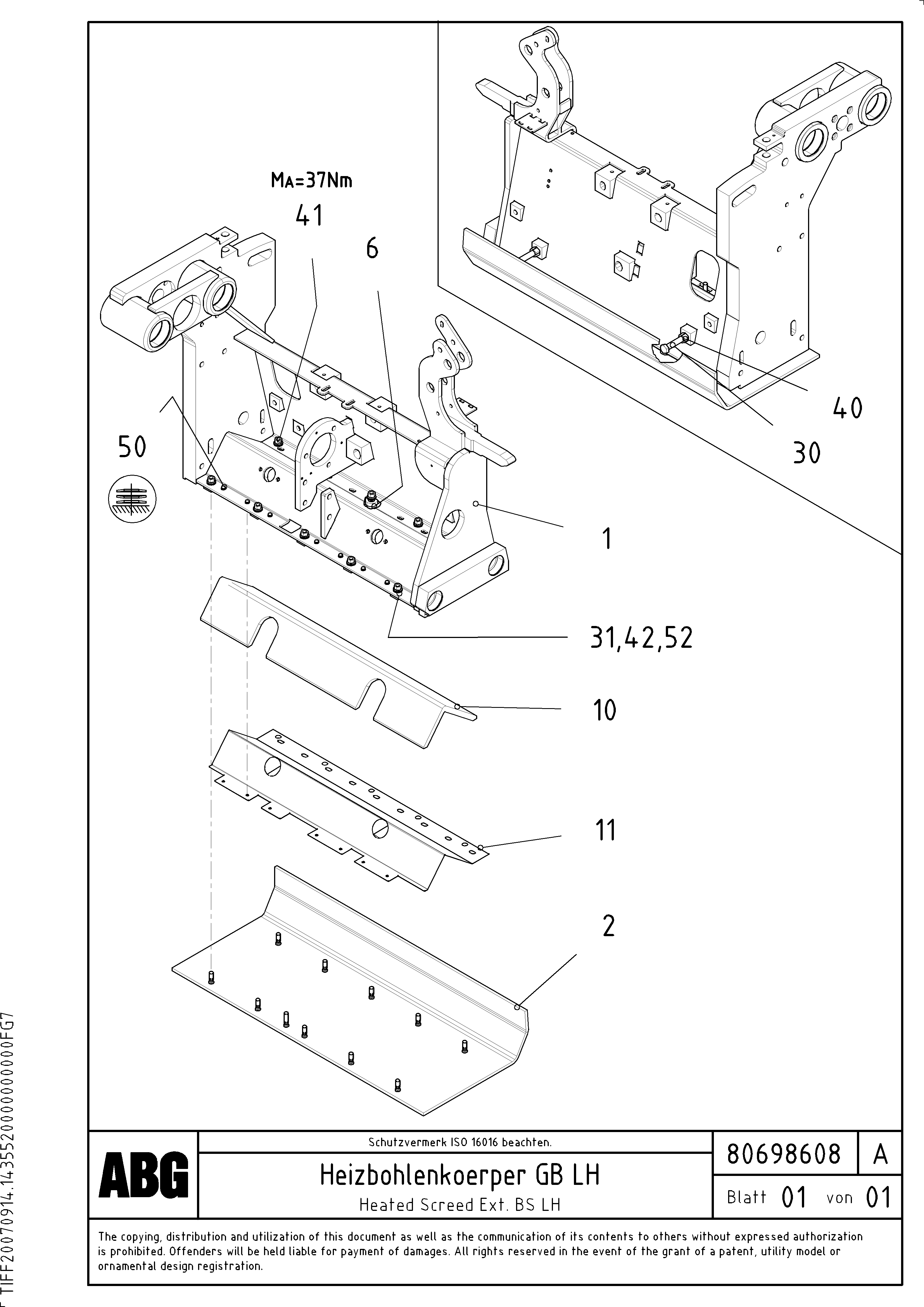 Support, 2000 l/2300 l RM80694748 VOLVO