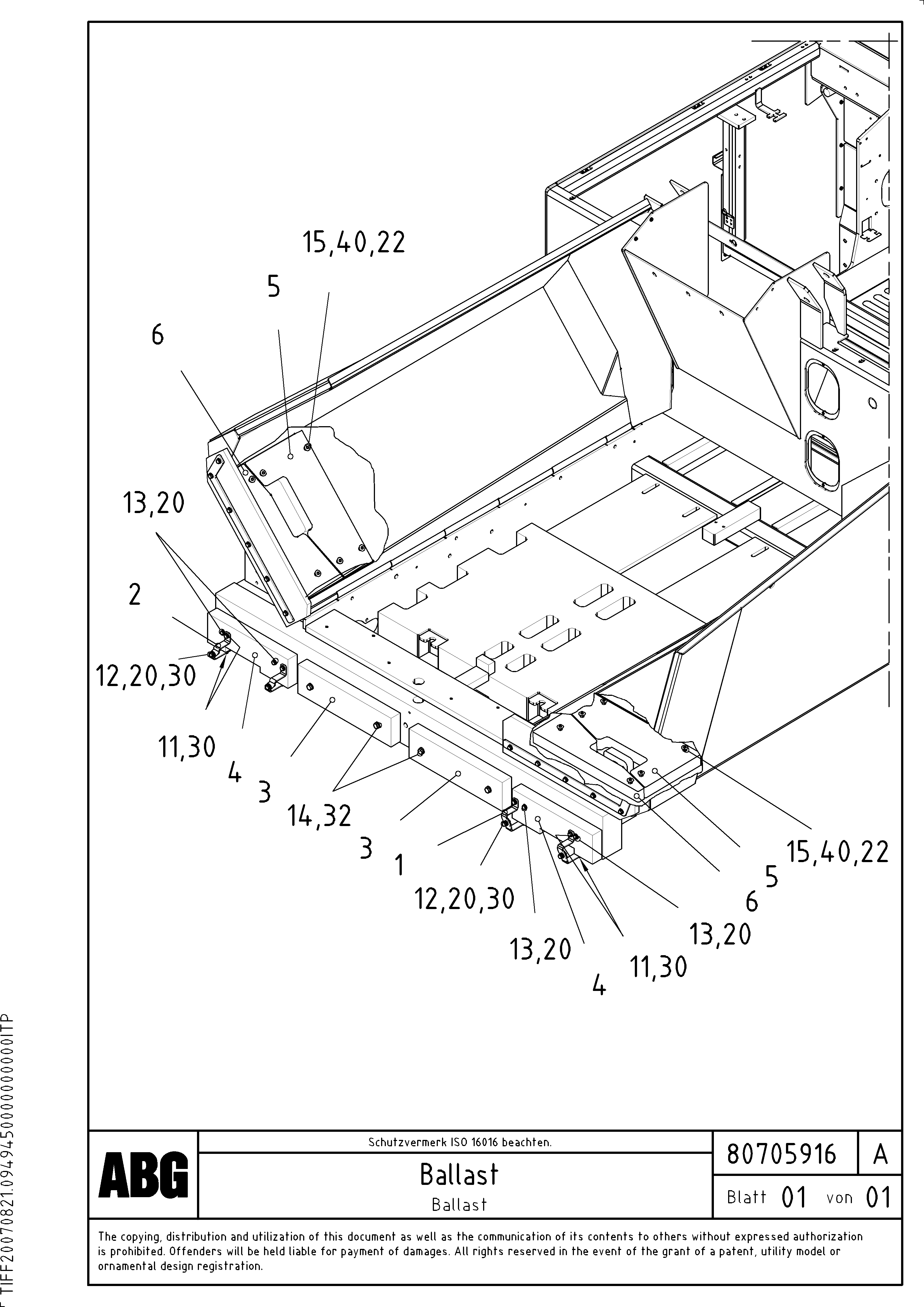 Mounting rail RM96718796 VOLVO