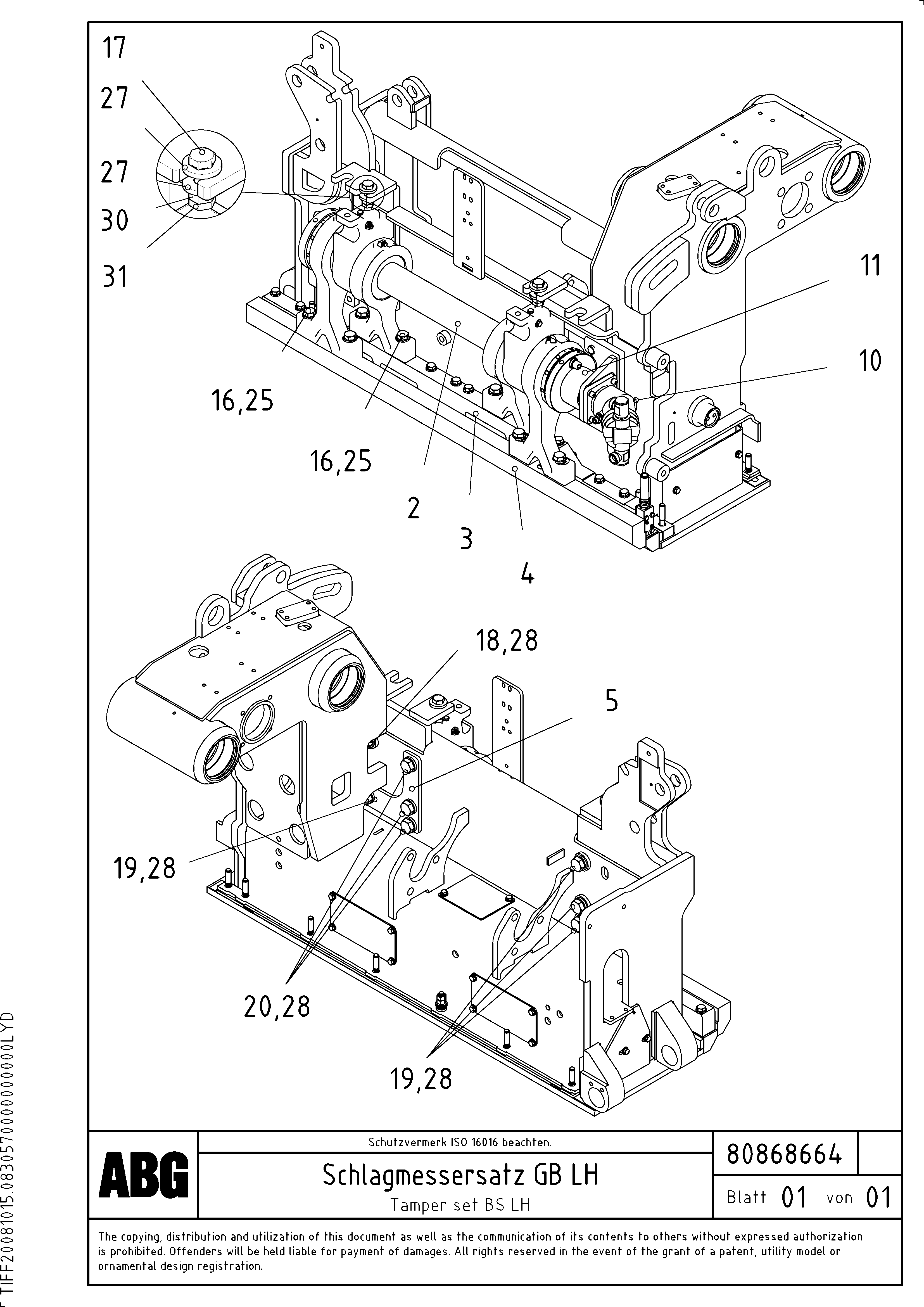 Screw with pin RM80867534 VOLVO