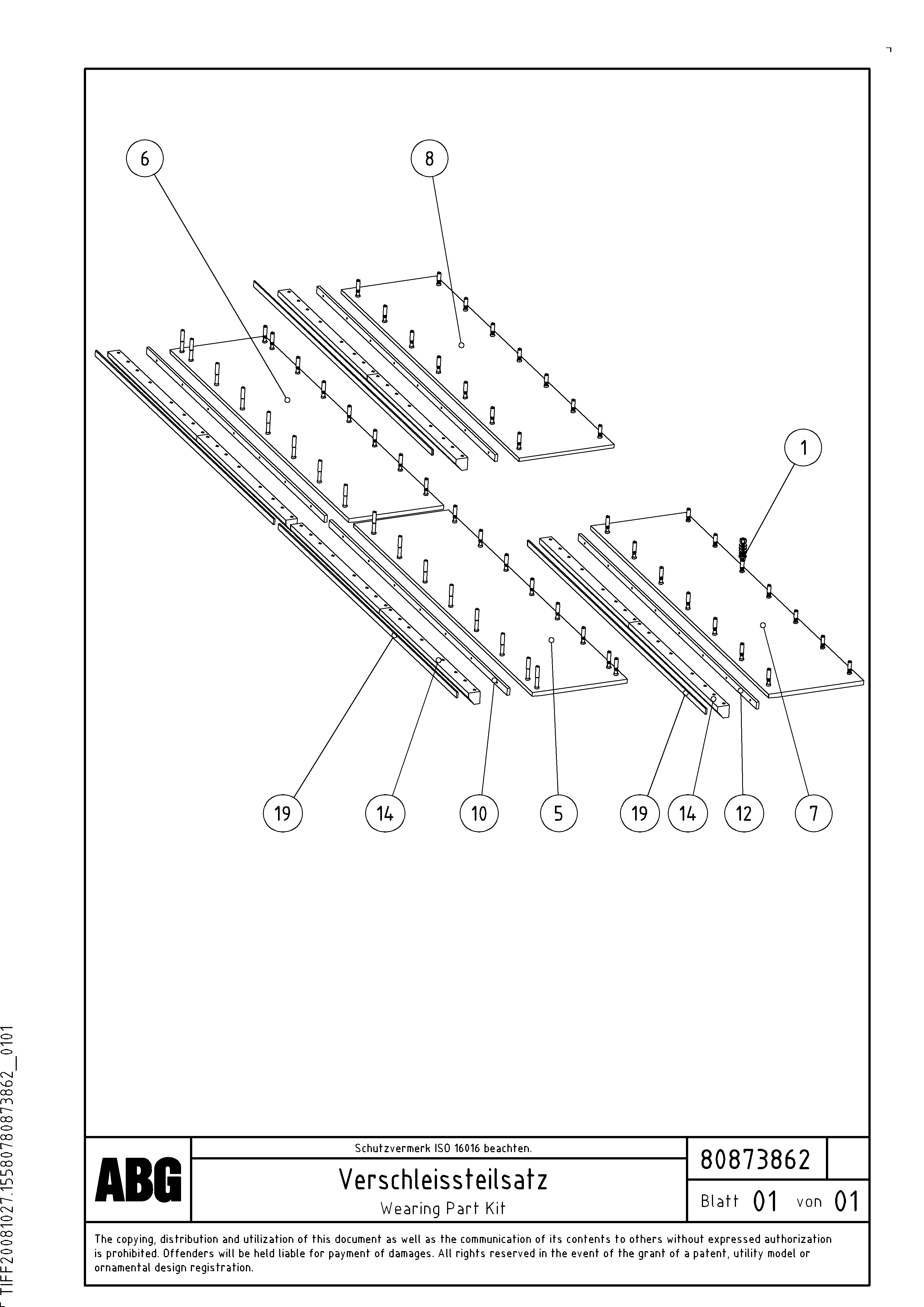 Support, 2000 l/2300 l RM80638539 VOLVO