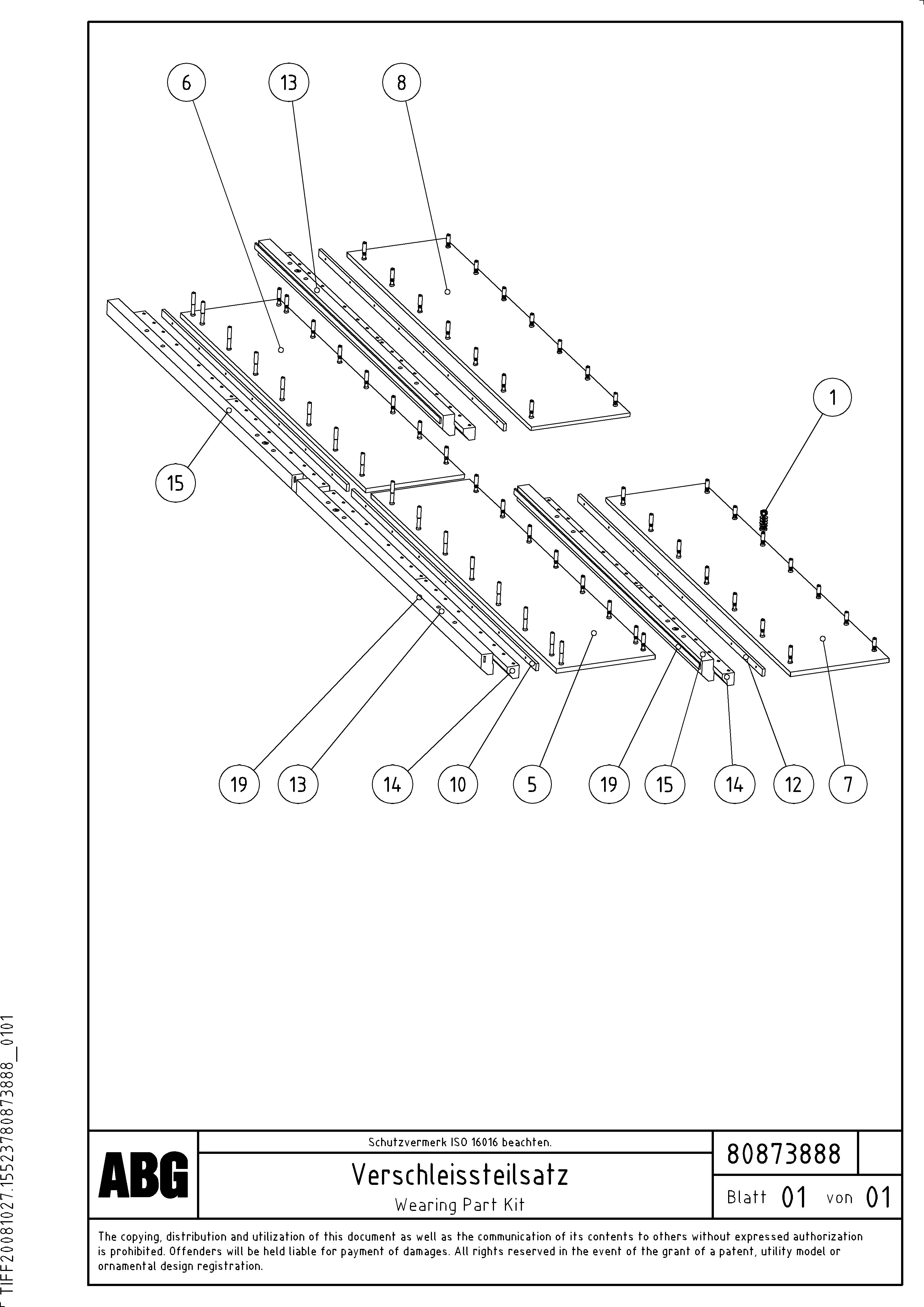 Support, 2000 l/2300 l RM80617152 VOLVO