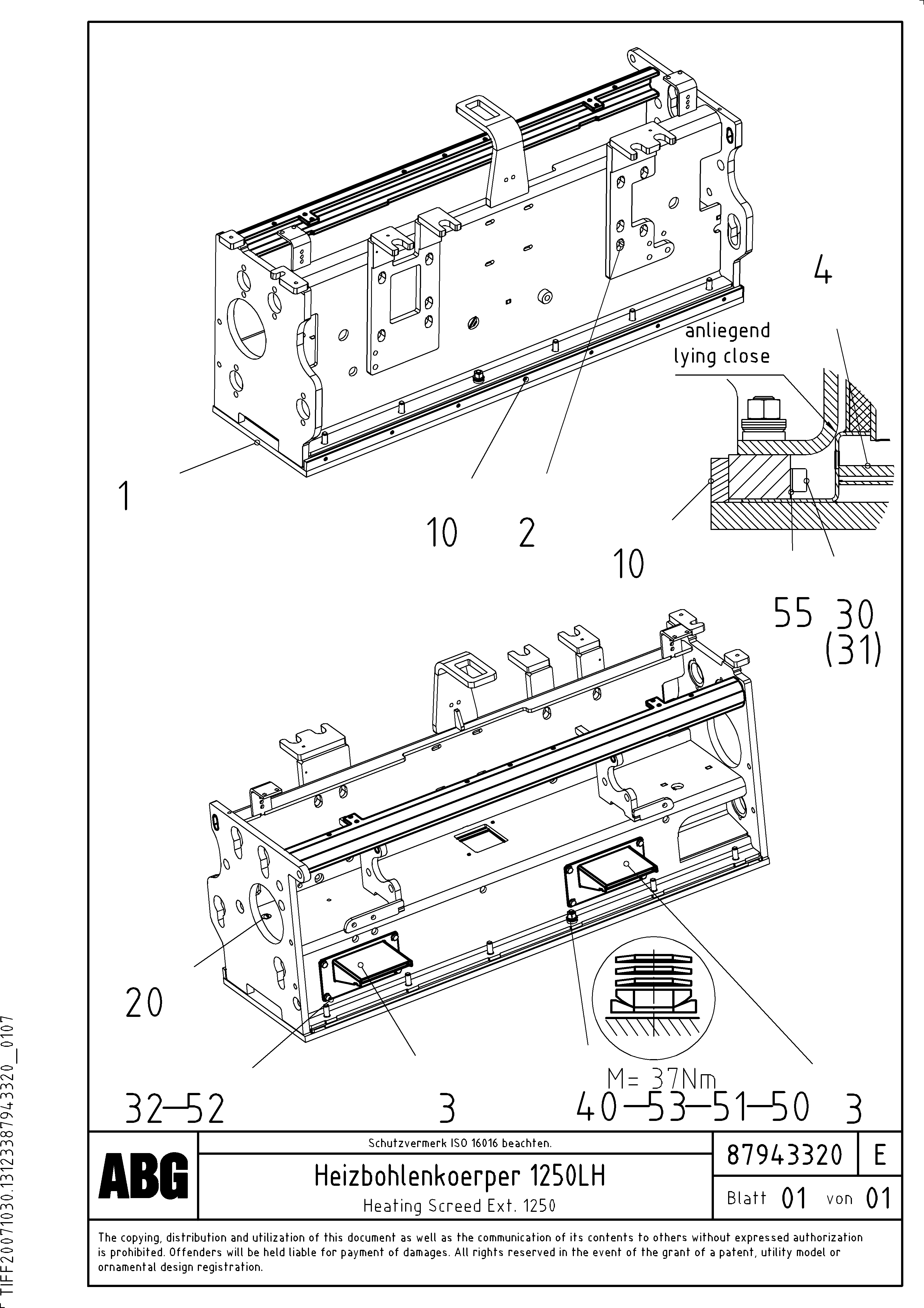 Support, 2000 l/2300 l RM80638653 VOLVO