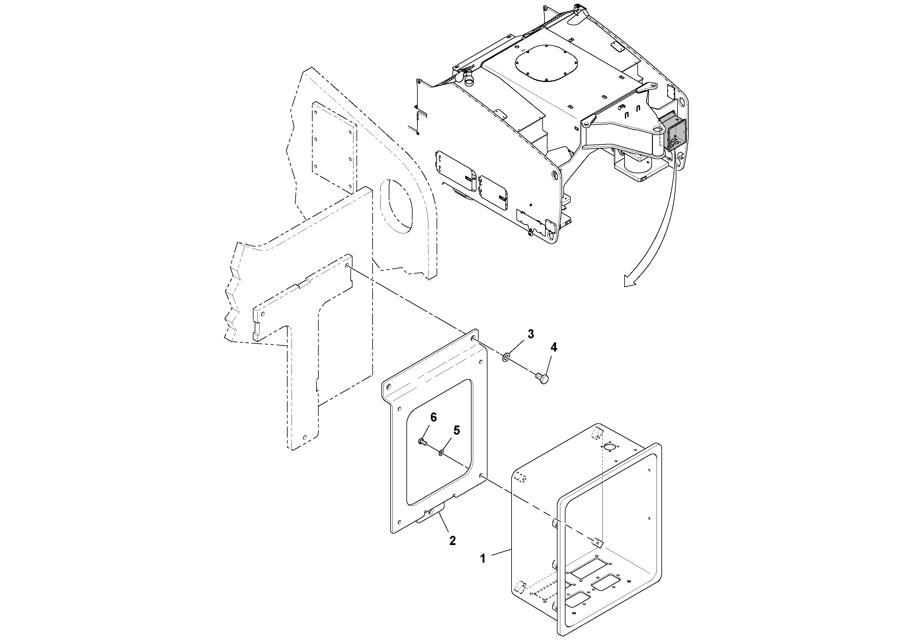 Seat frame RM43961804 VOLVO