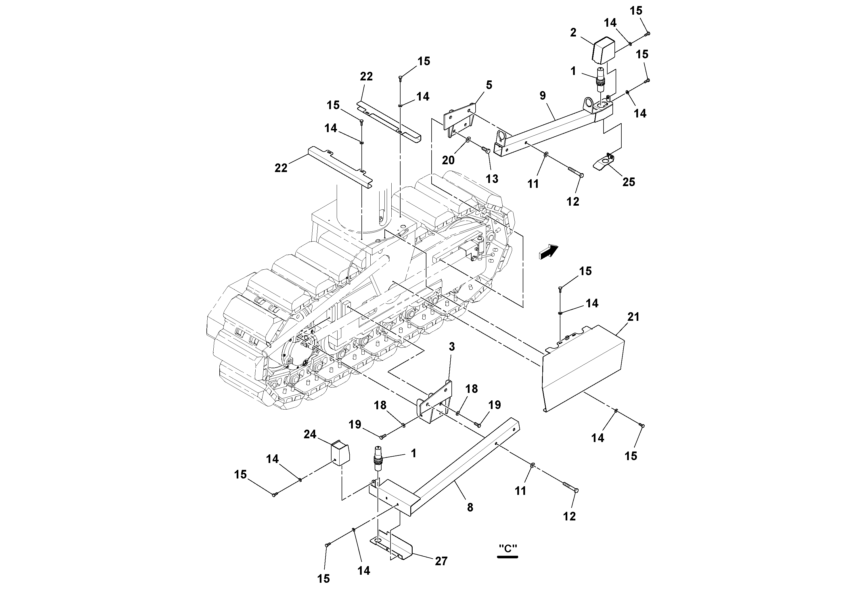 Seat frame RM43971209 VOLVO