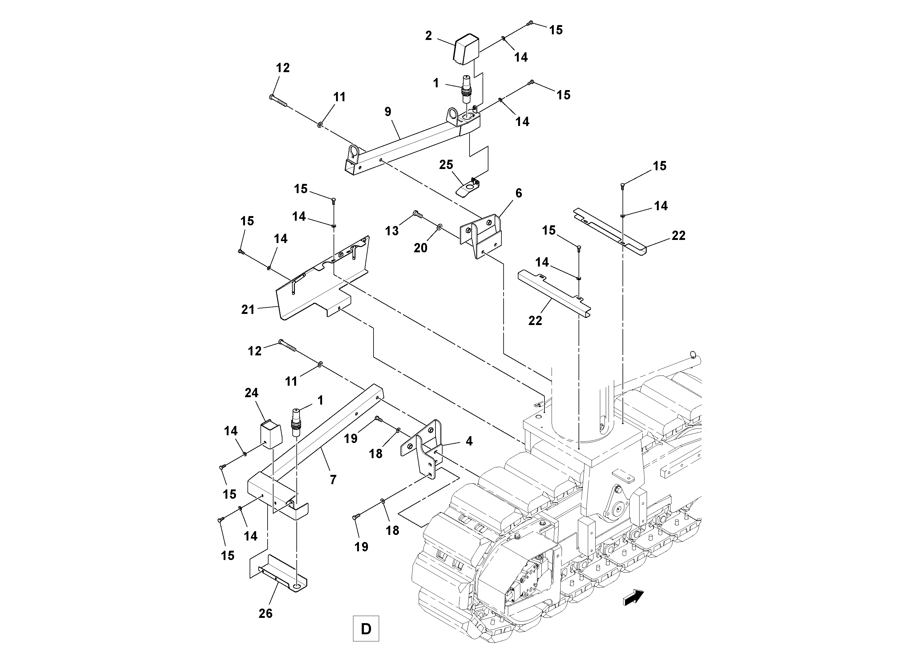 Seat frame RM43971233 VOLVO