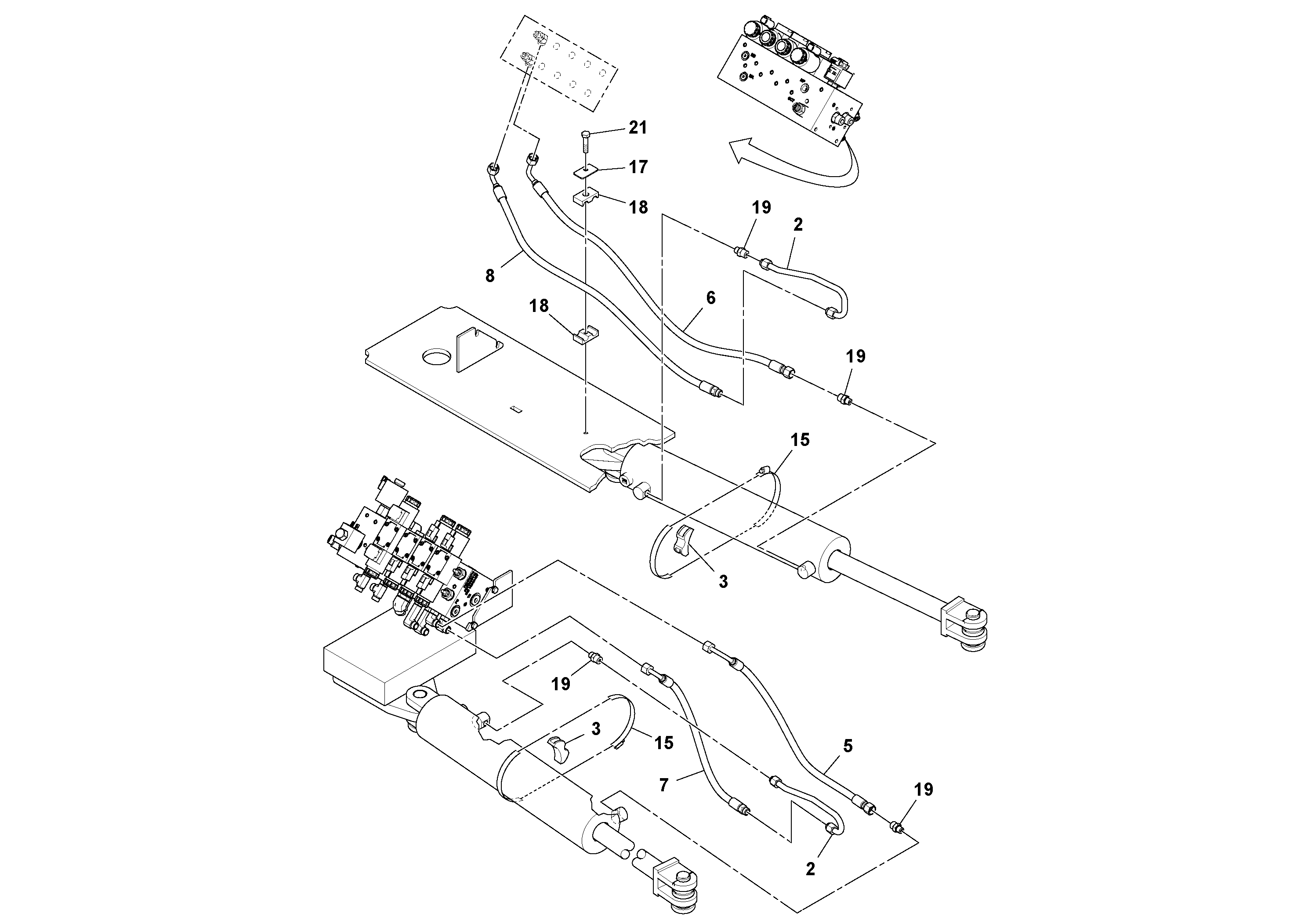 Timing gear casing RM19298744 VOLVO