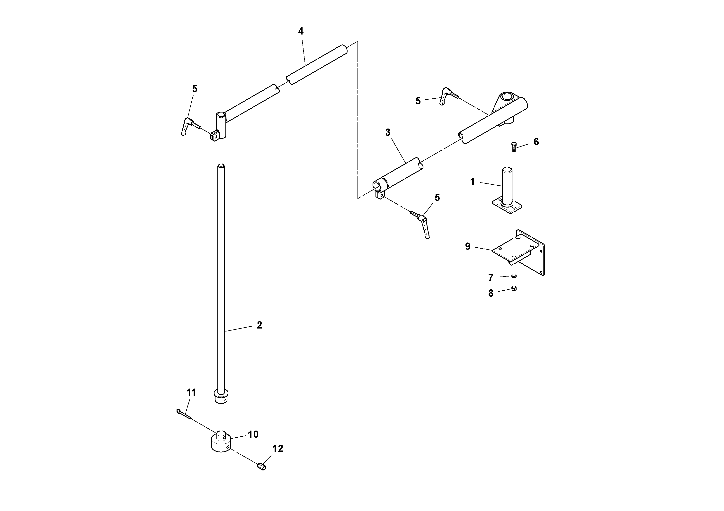 Mounting rail RM96701487 VOLVO