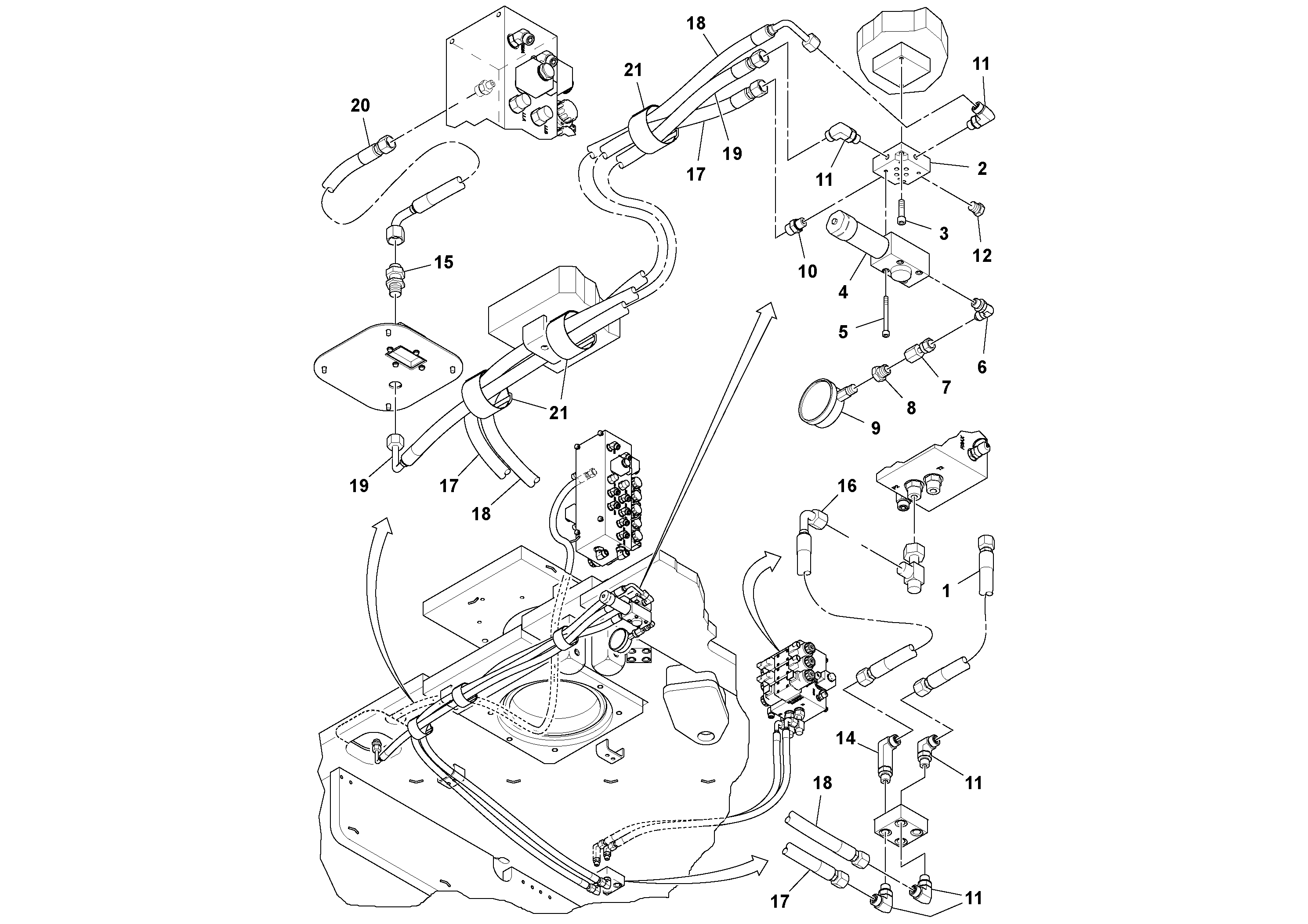 Cable With Clamps RM13480751 VOLVO