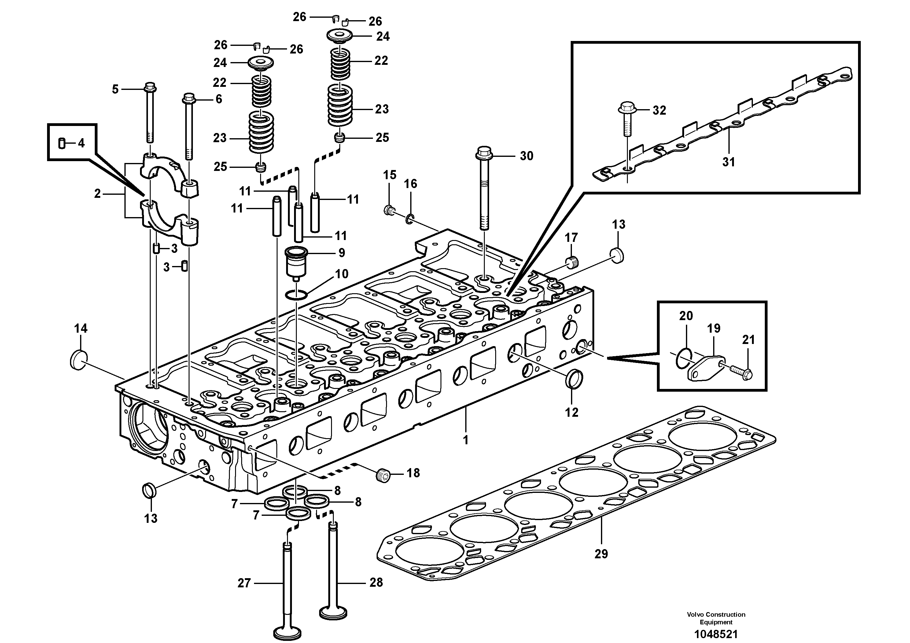 Клавиатура VOE20522783 VOLVO