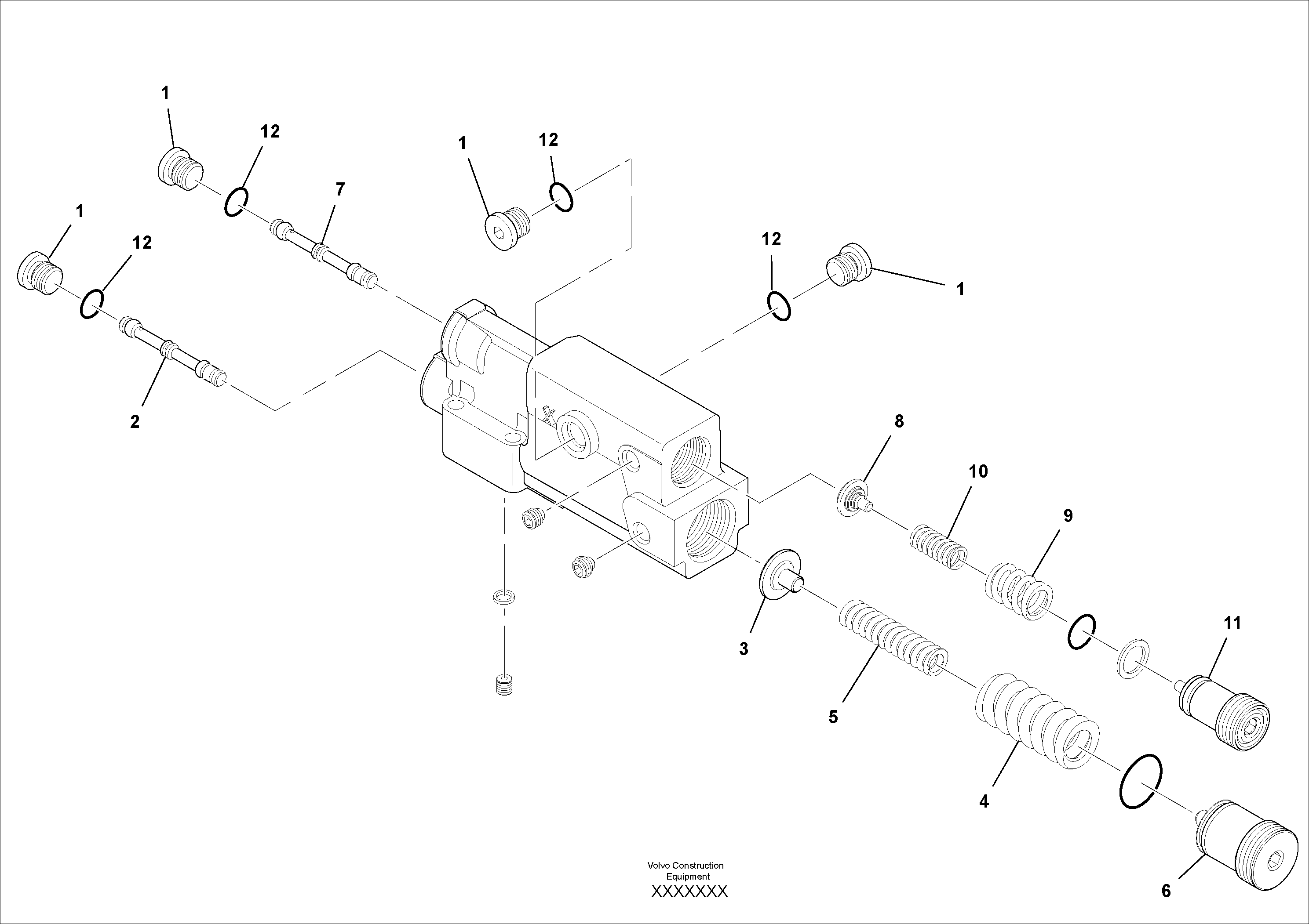 Hose support RM43907062 VOLVO