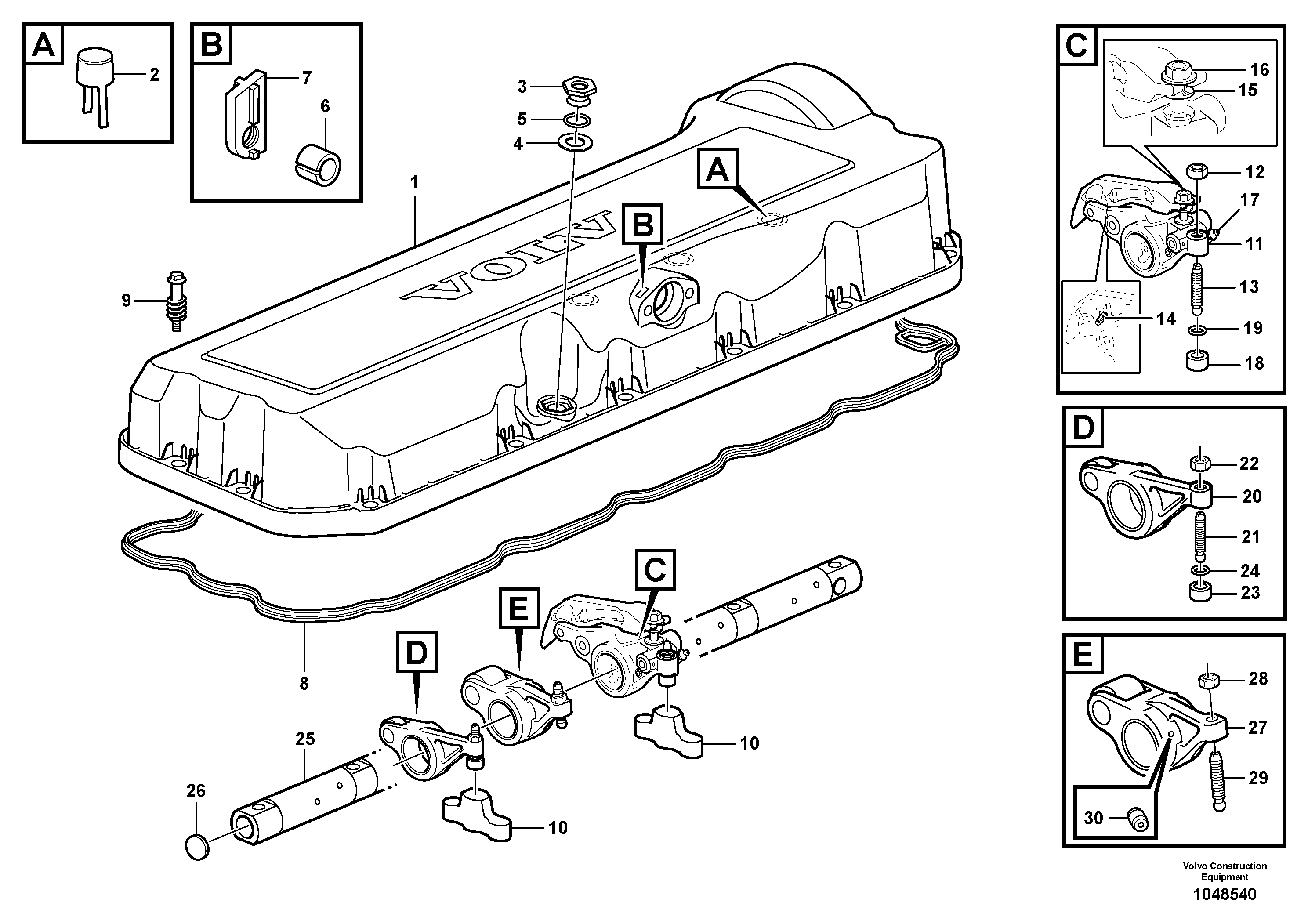 Панель детали VOE21138998 VOLVO