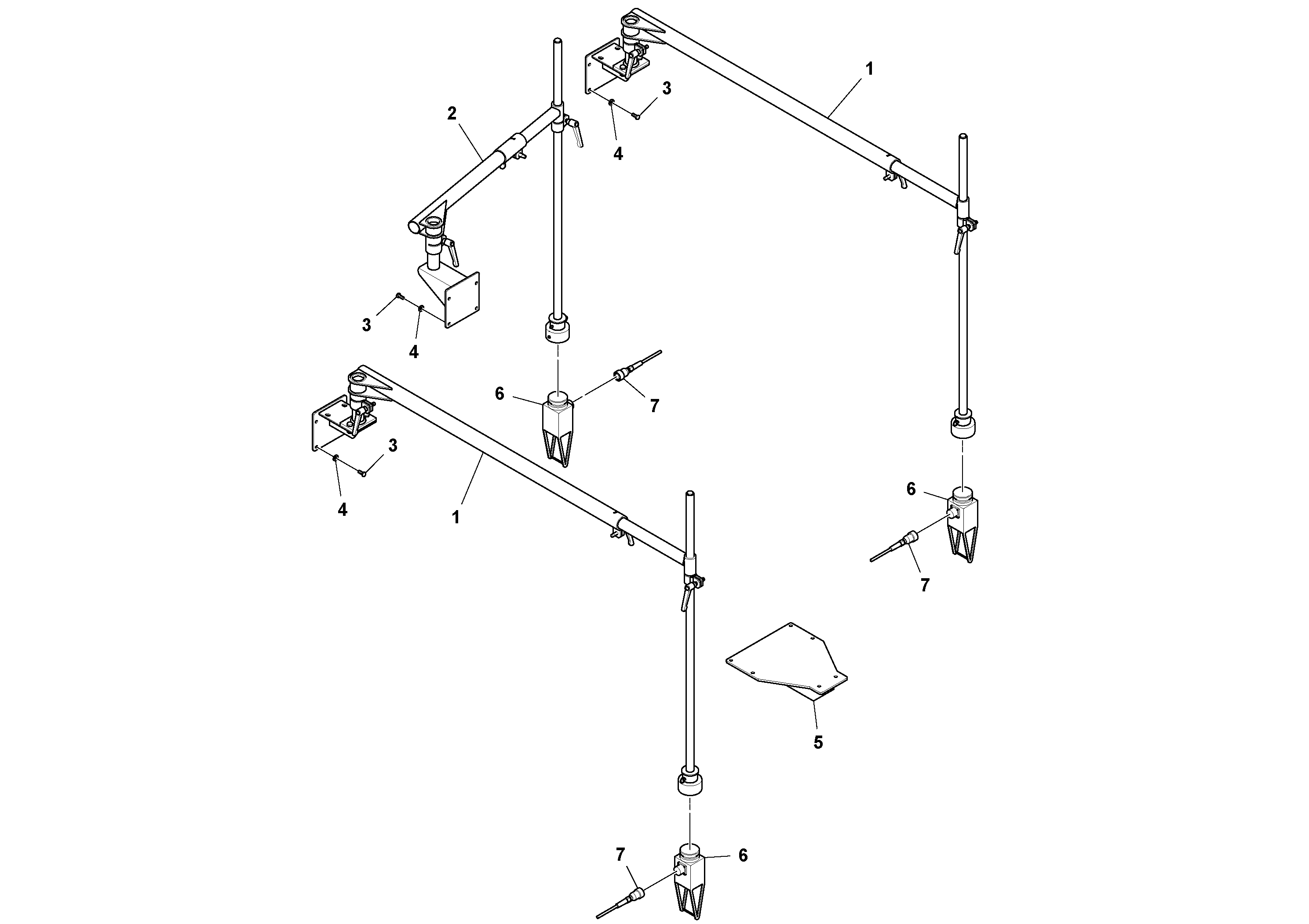 Seat frame RM43869452 VOLVO