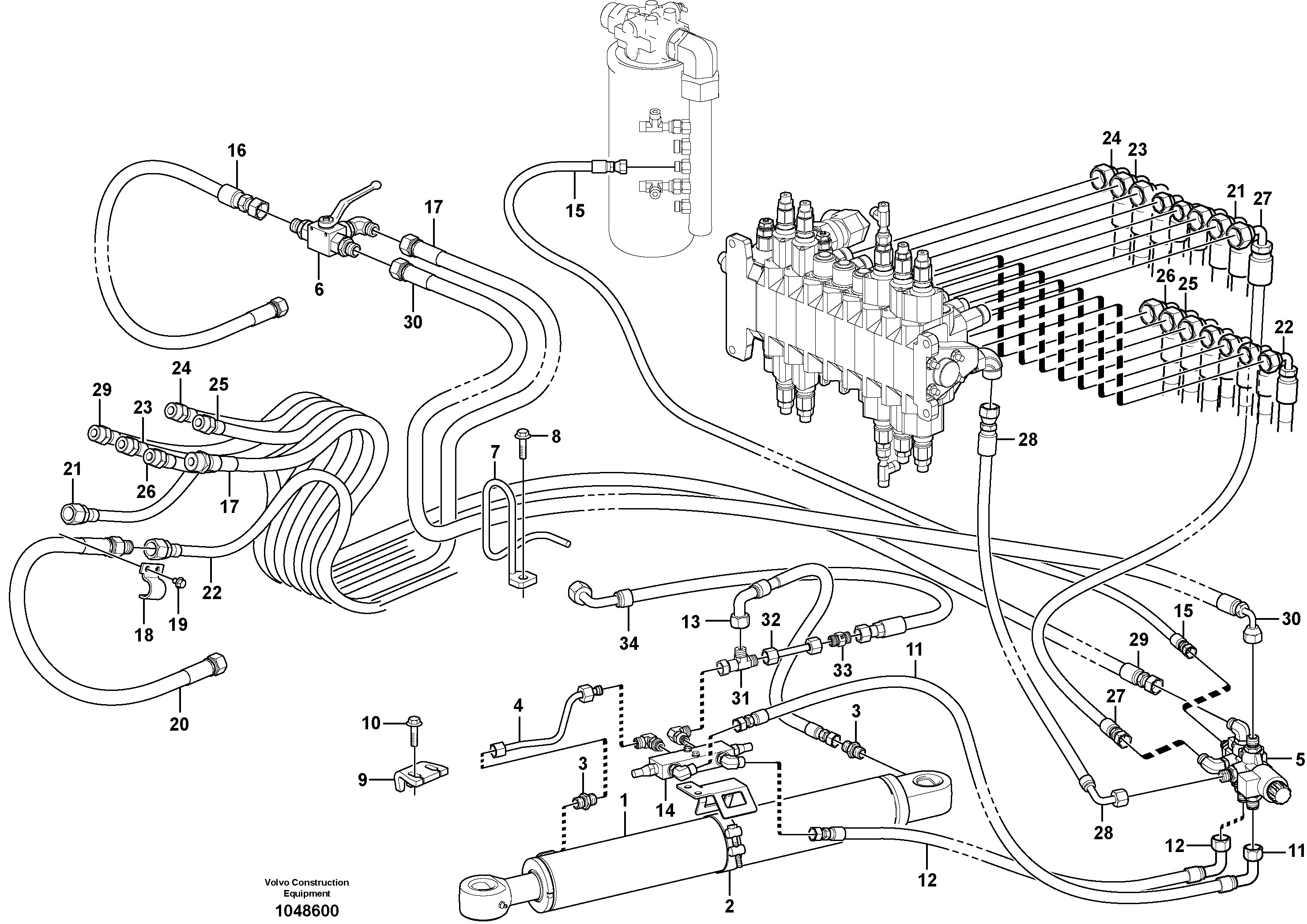 Fuel miser valve VOE15625170 VOLVO