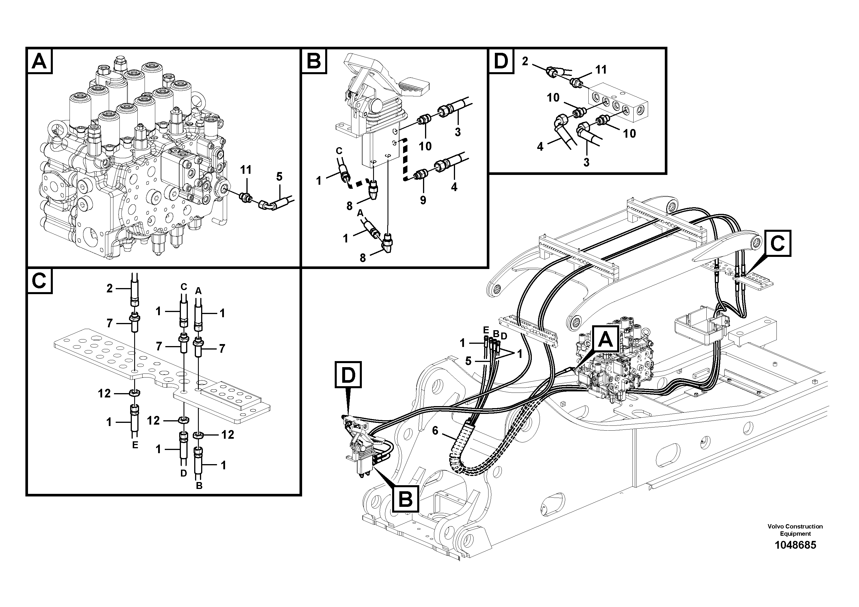 Timing gear casing VOE938241 VOLVO