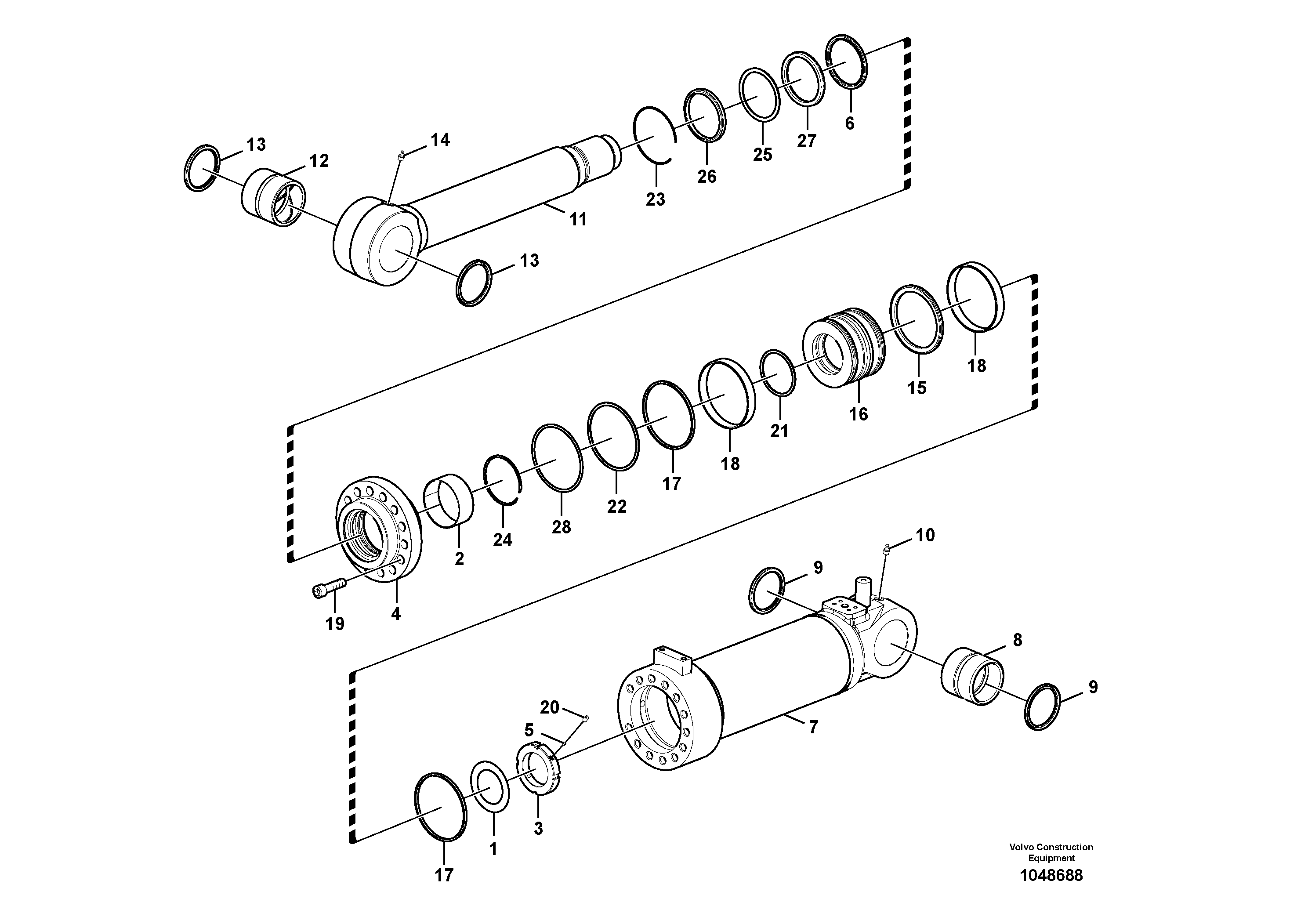 Rod VOE14564260 VOLVO