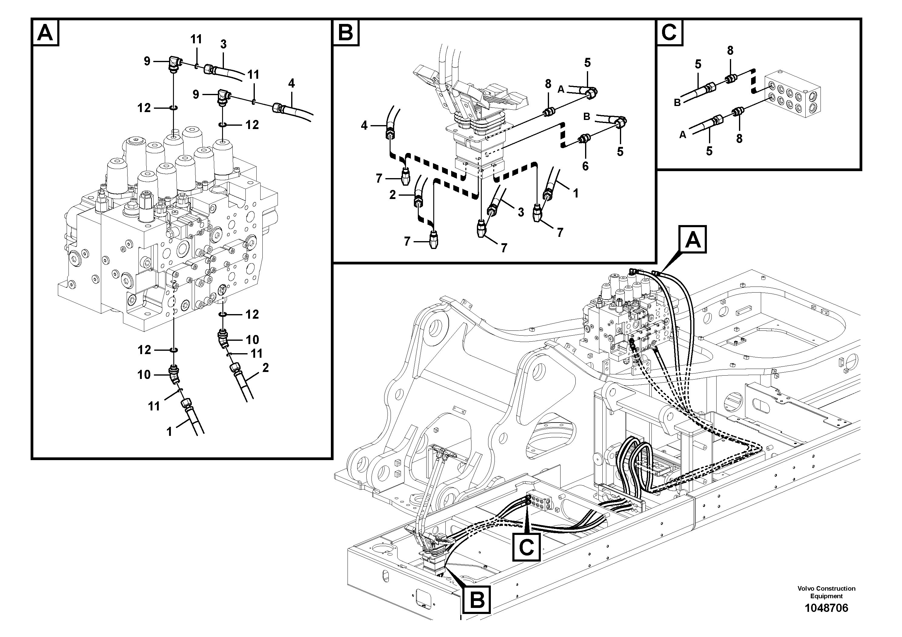 Timing gear casing VOE15095020 VOLVO