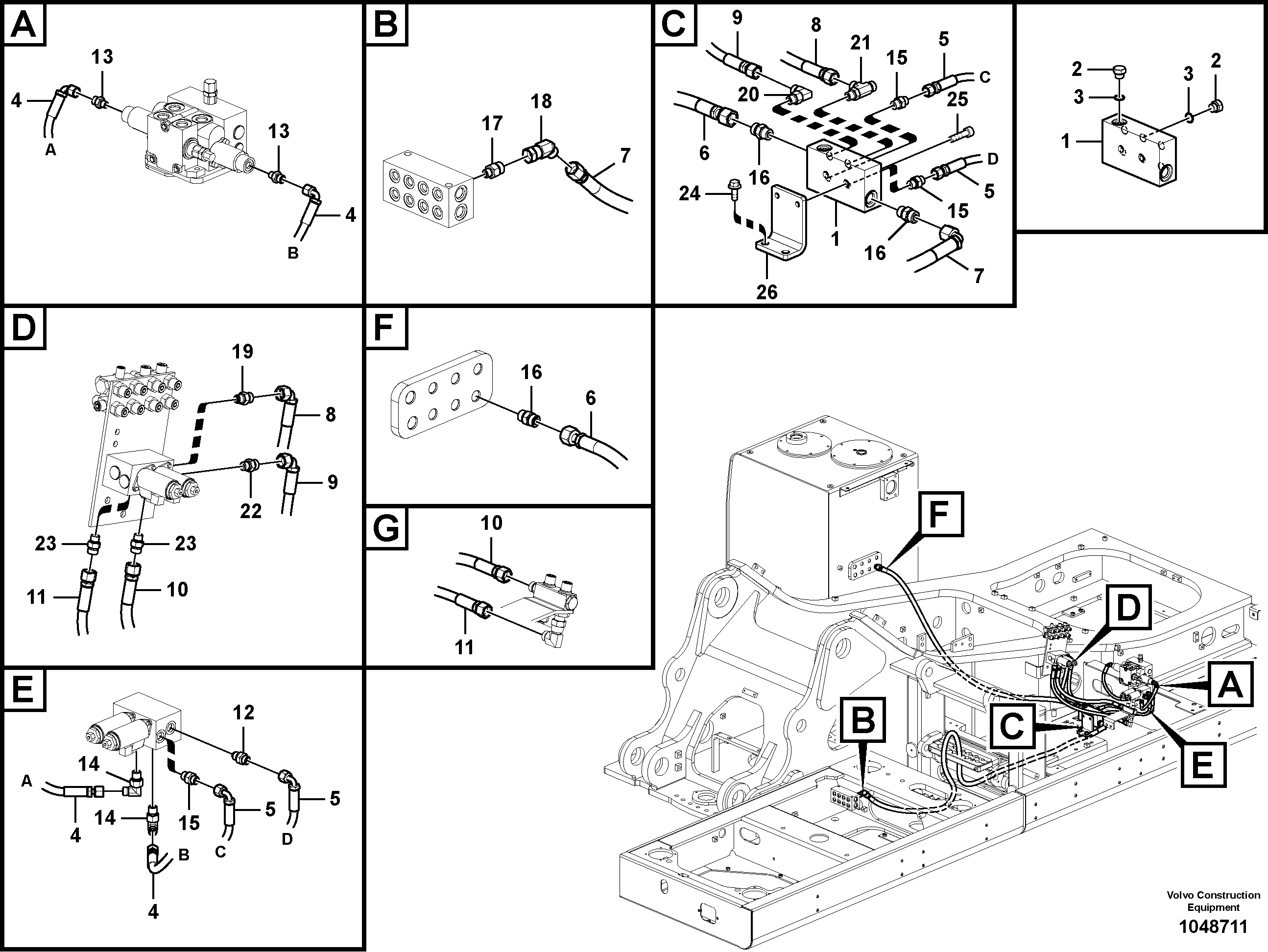 Timing gear casing VOE15042429 VOLVO