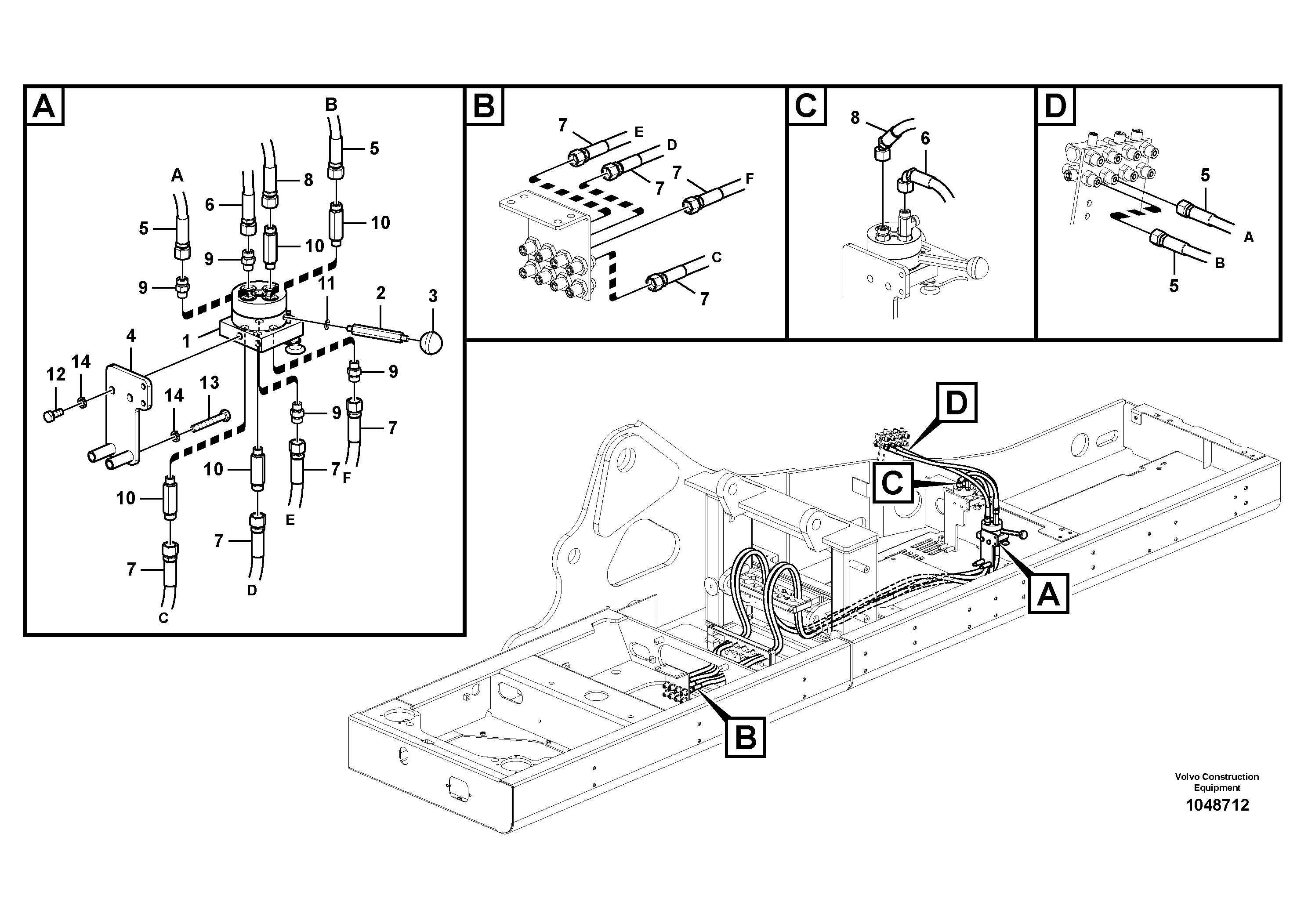 Seat frame VOE14603815 VOLVO