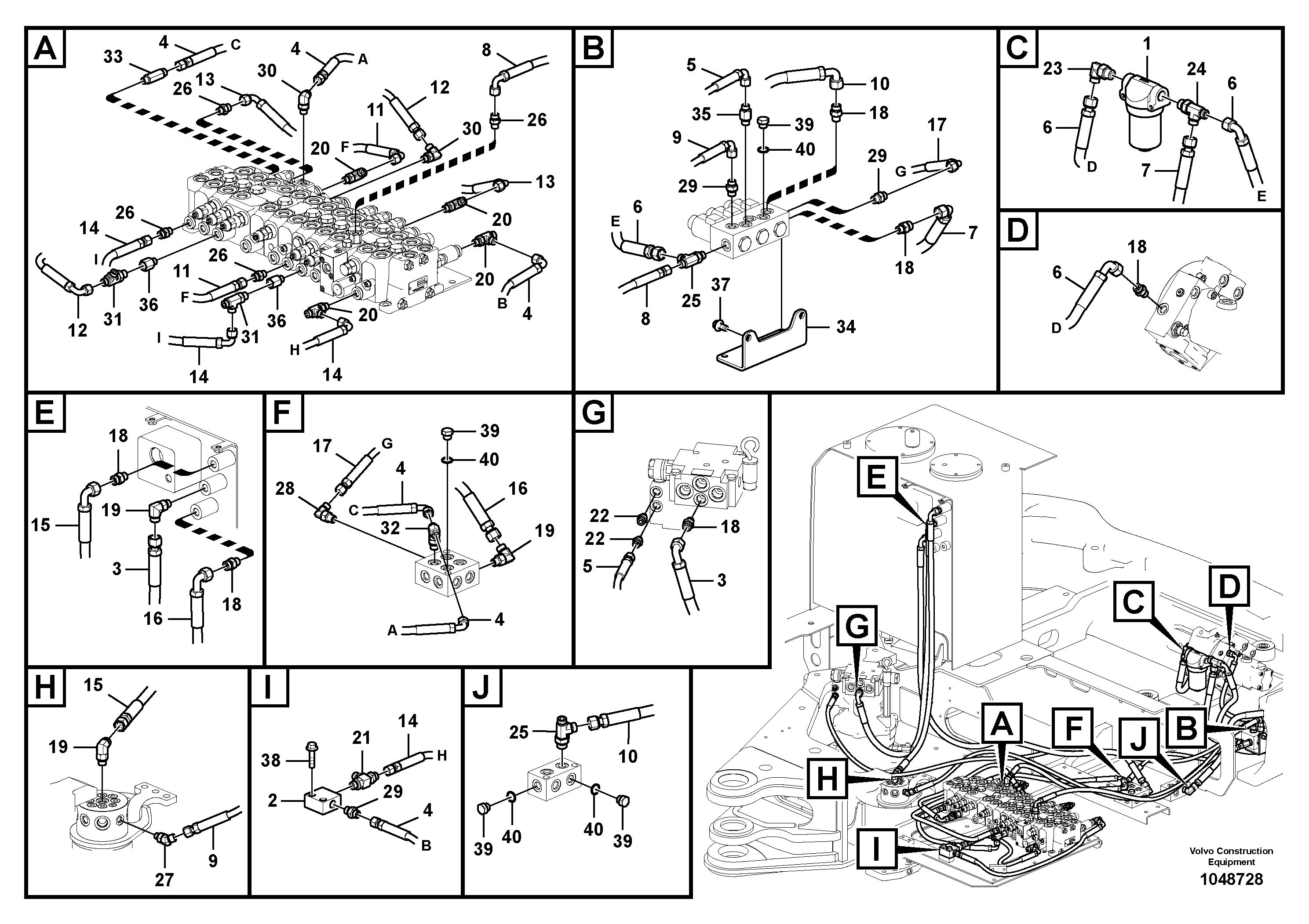 Seat frame VOE14633902 VOLVO