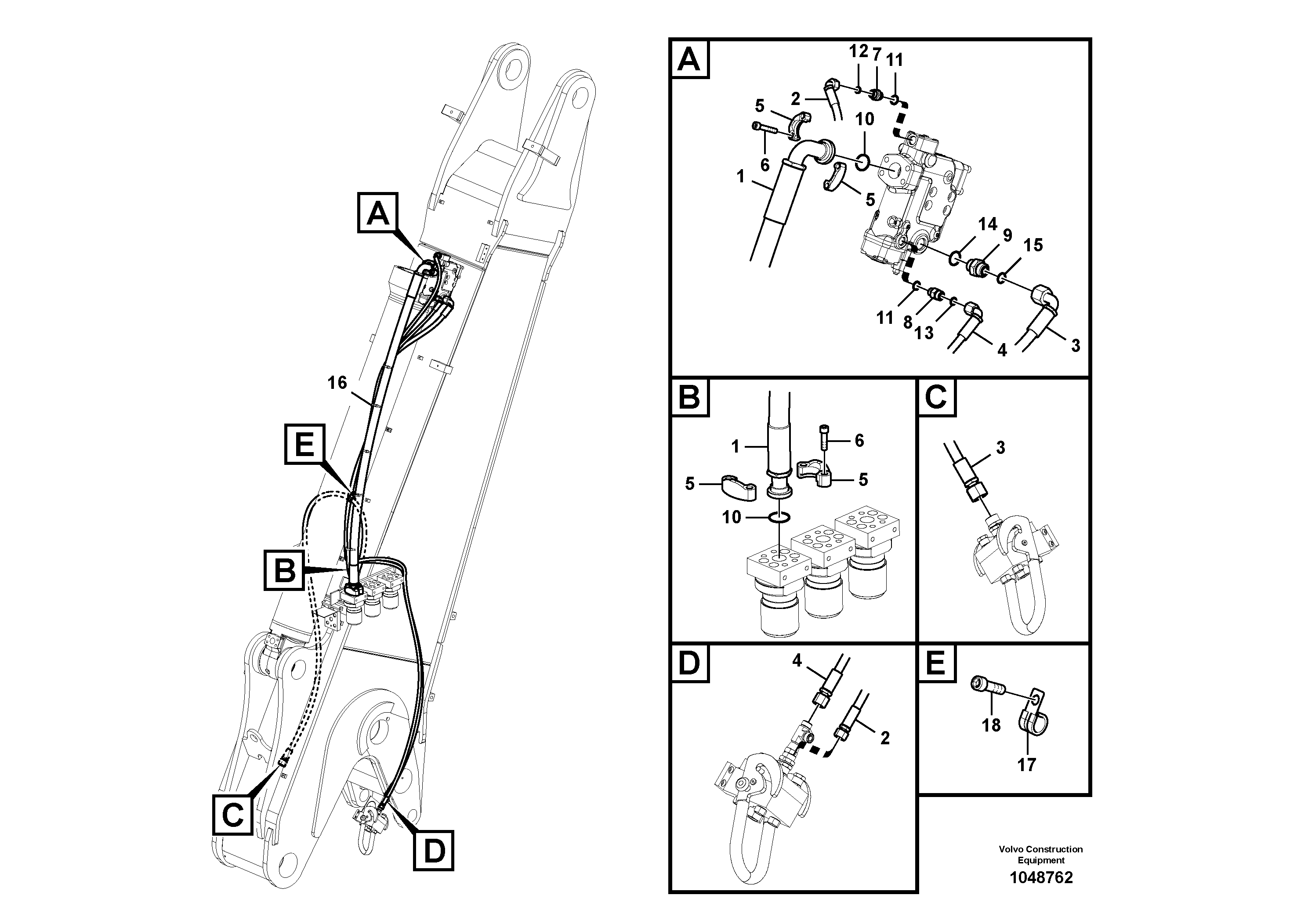 Timing gear casing VOE15034460 VOLVO