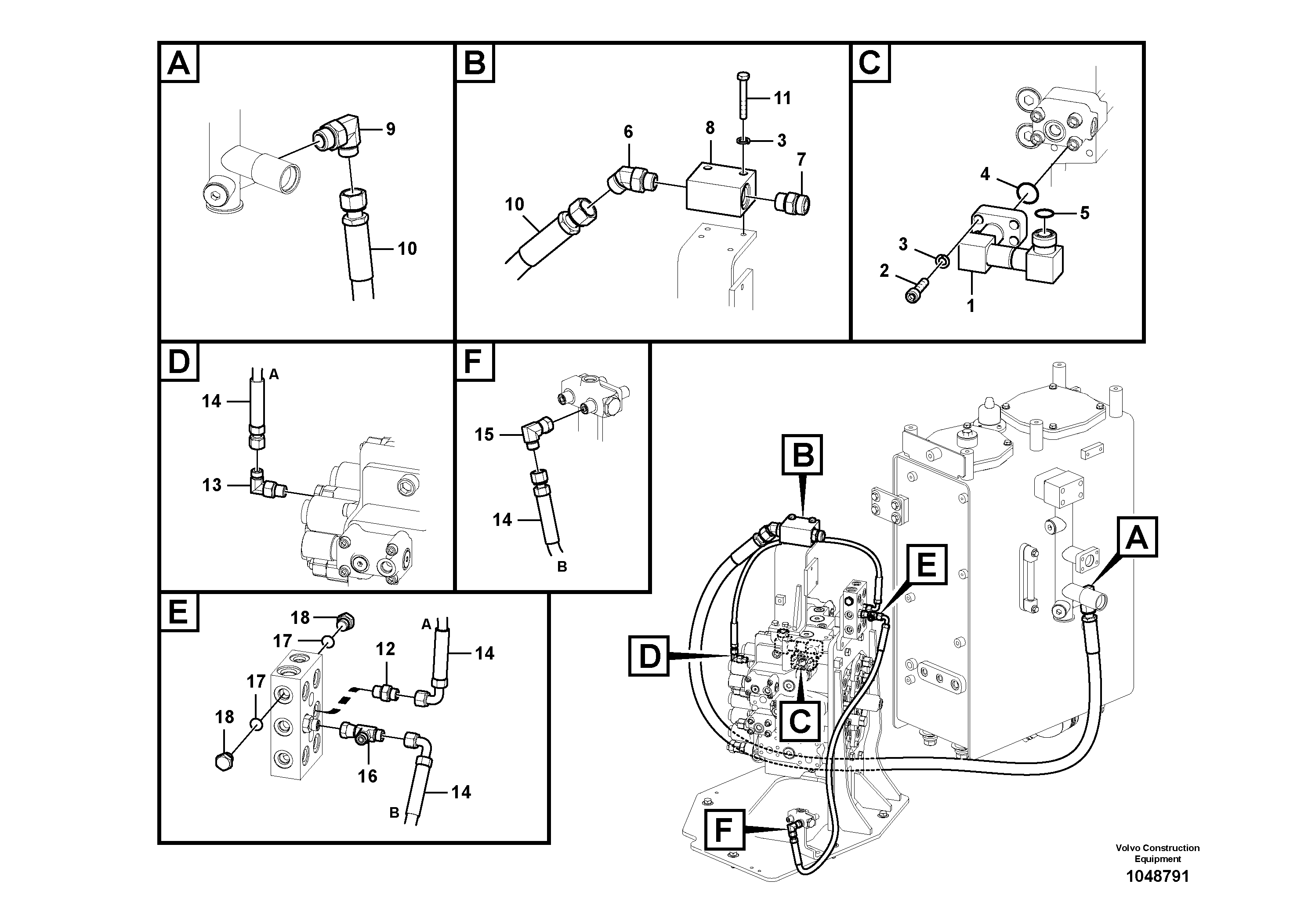 Timing gear casing VOE15000788 VOLVO