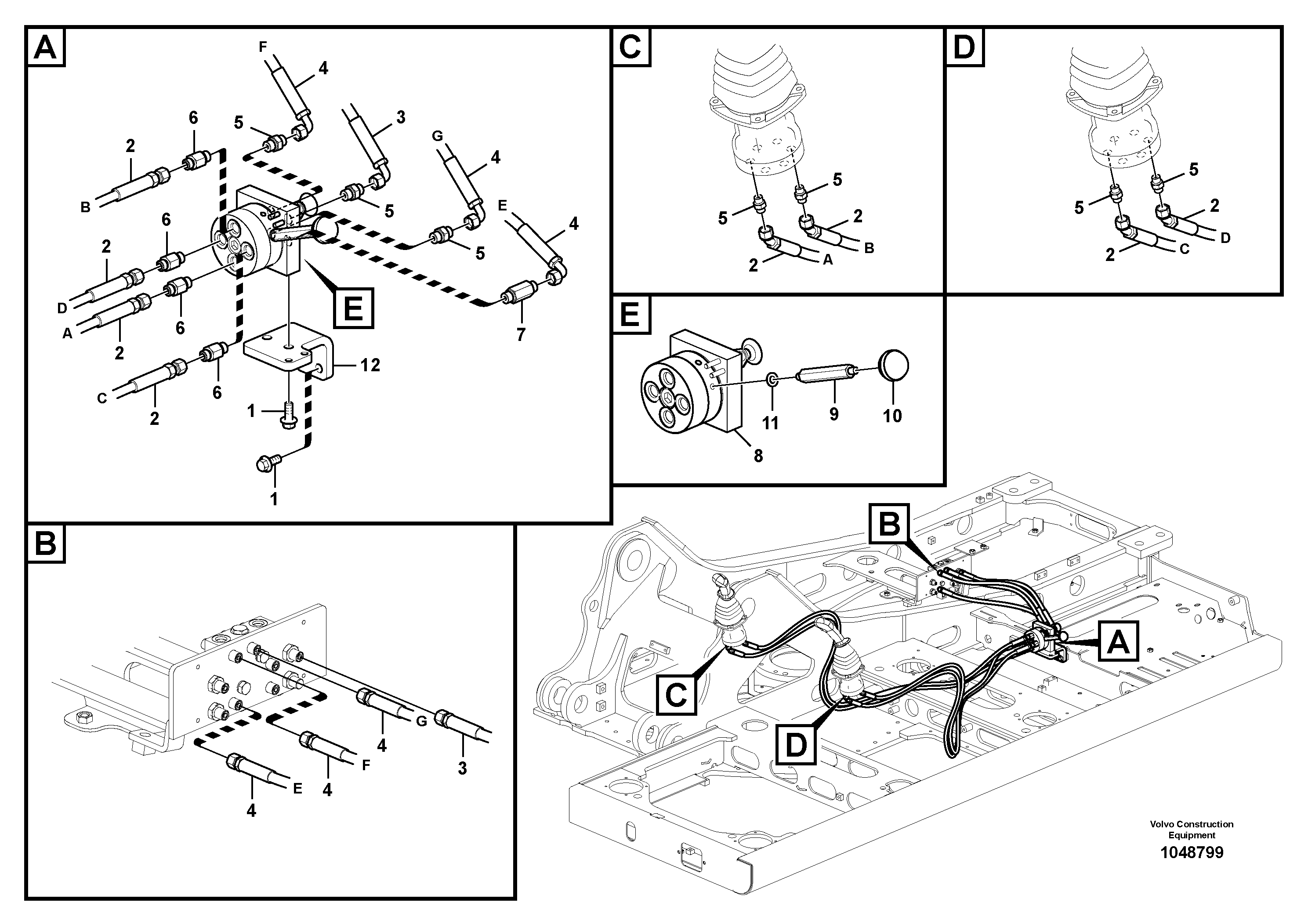 Seat frame VOE14553480 VOLVO