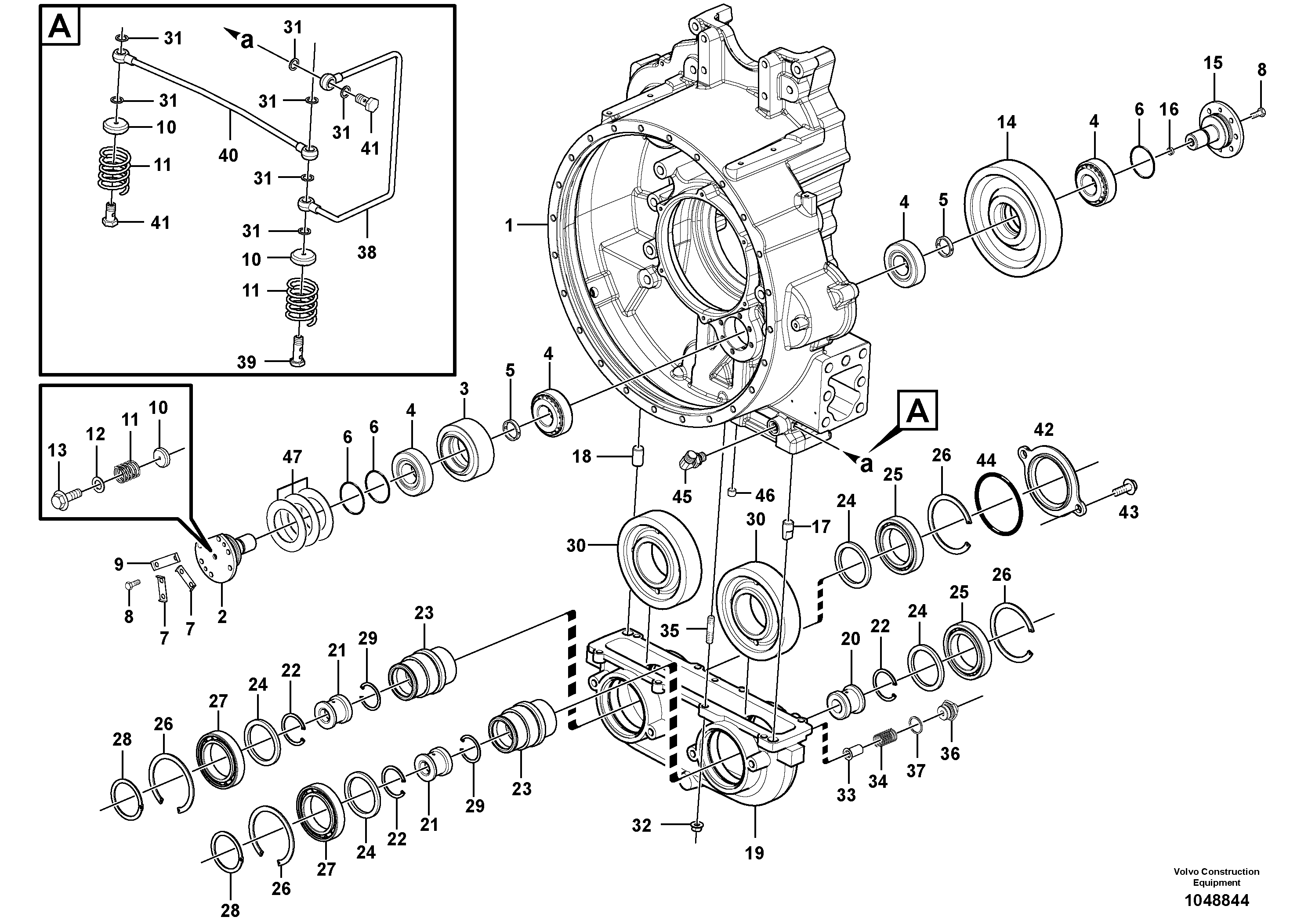 Valve Ass. For Slew VOE11129451 VOLVO