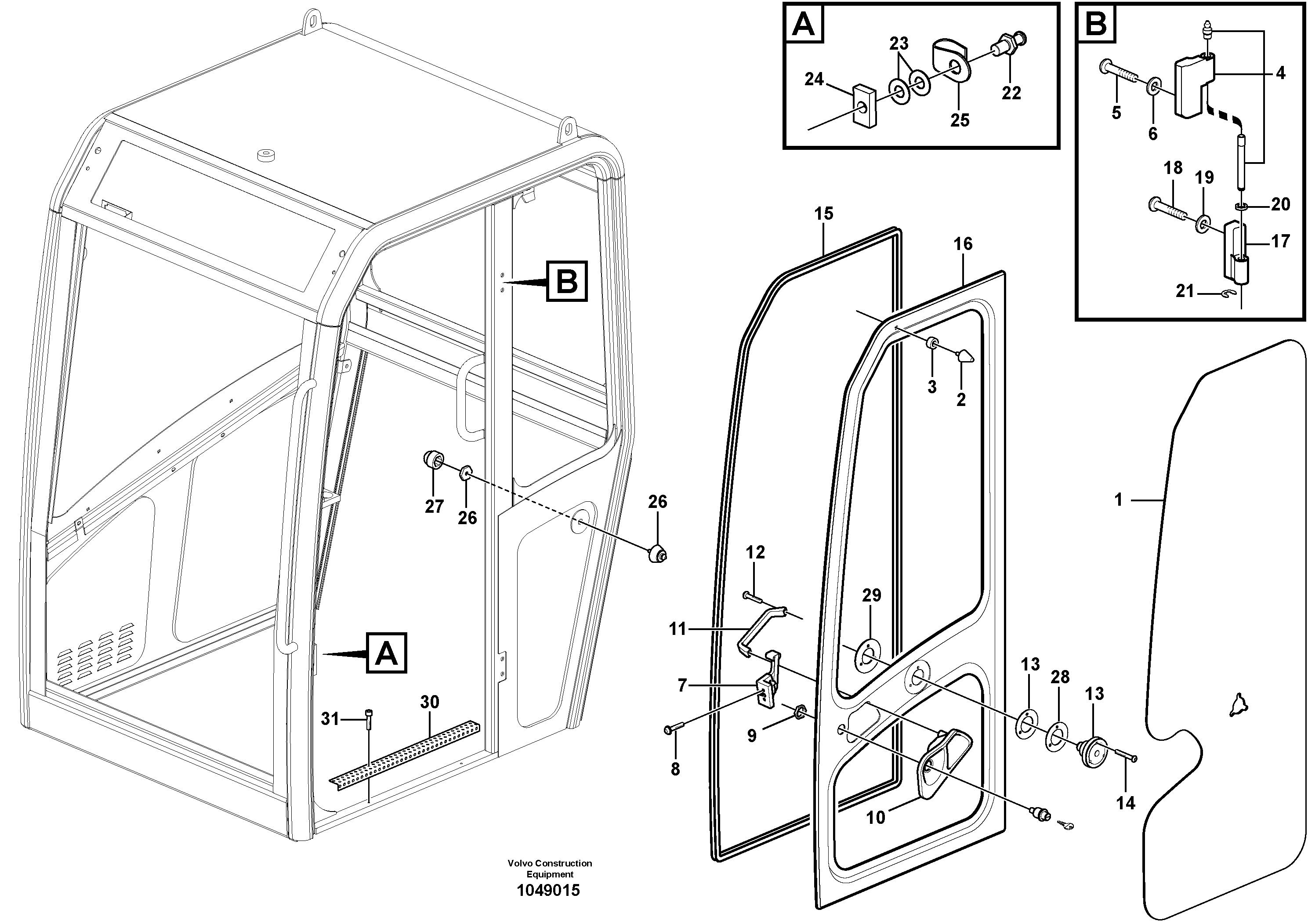 Cabin roof VOE15108342 VOLVO