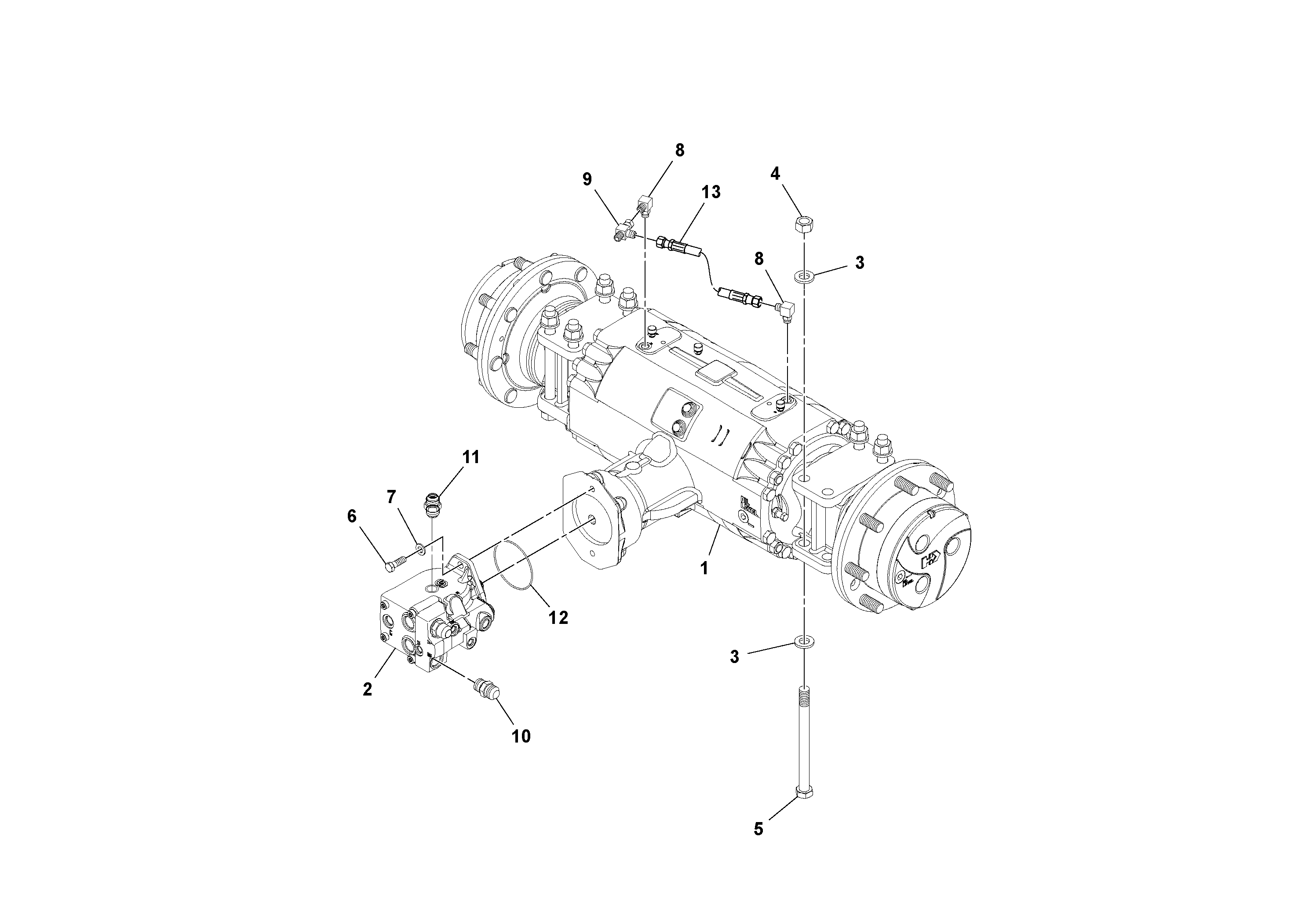 Timing gear casing RM13197660 VOLVO