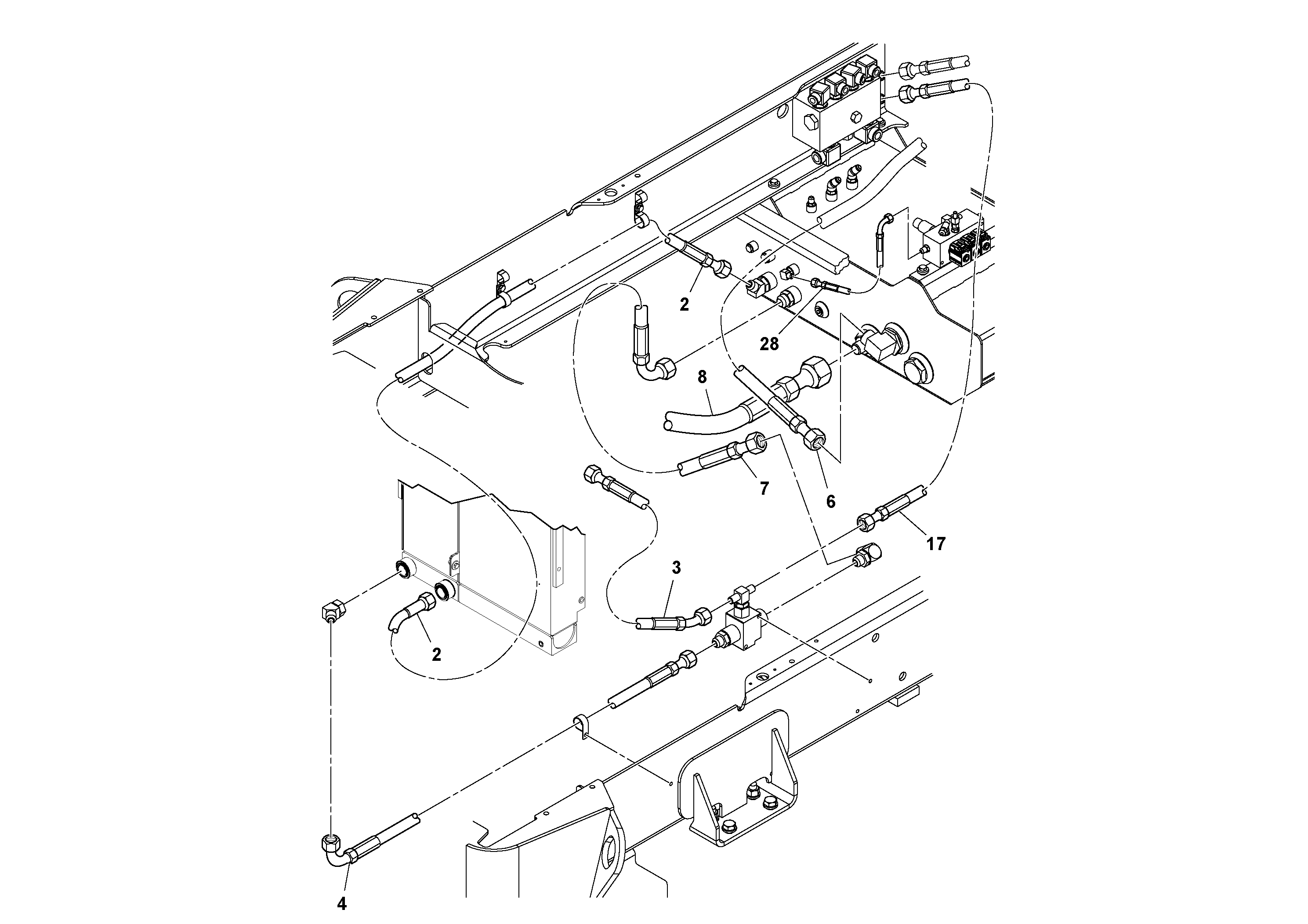 Hose assembly RM46634747 VOLVO