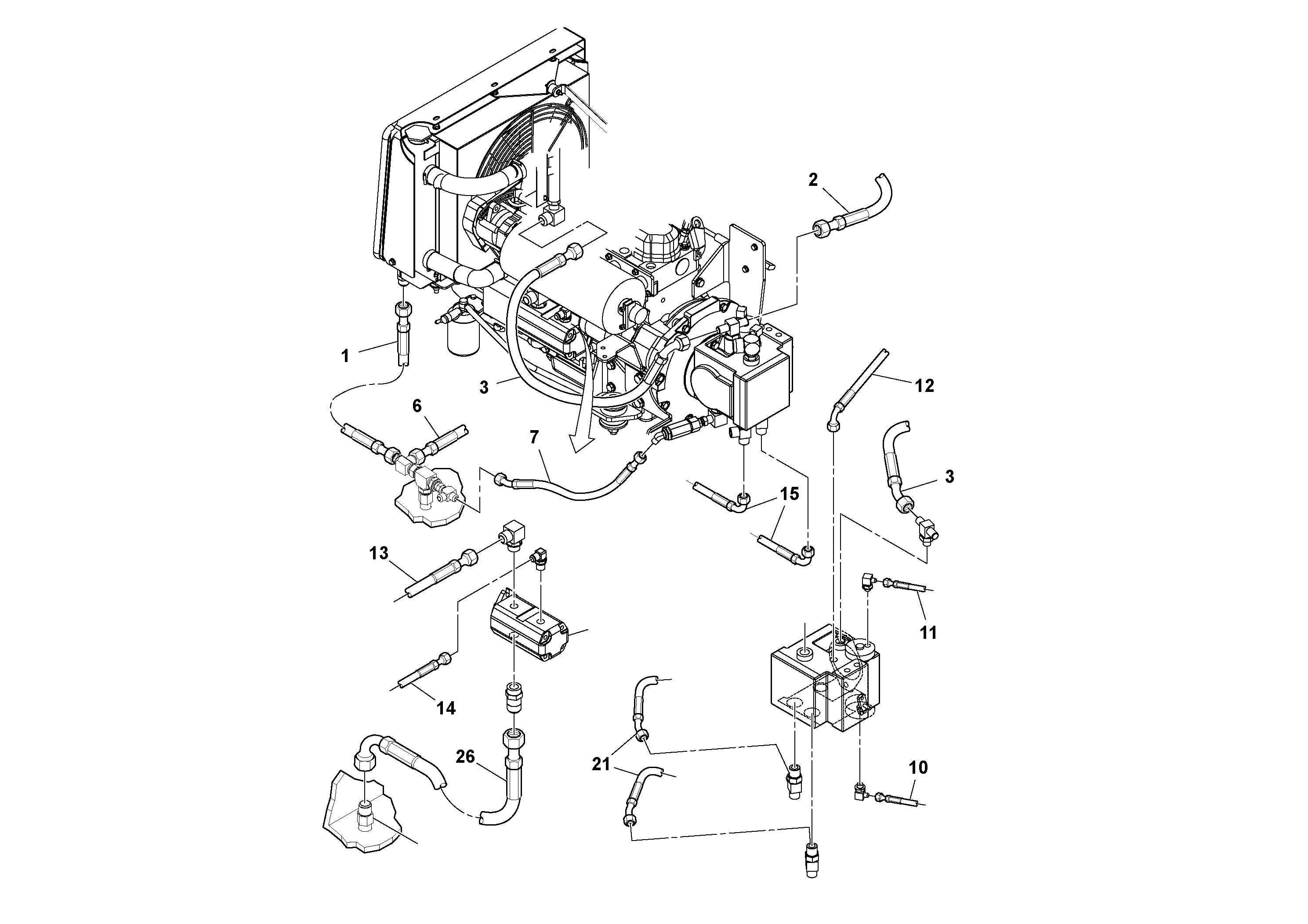 Timing gear casing RM43999820 VOLVO
