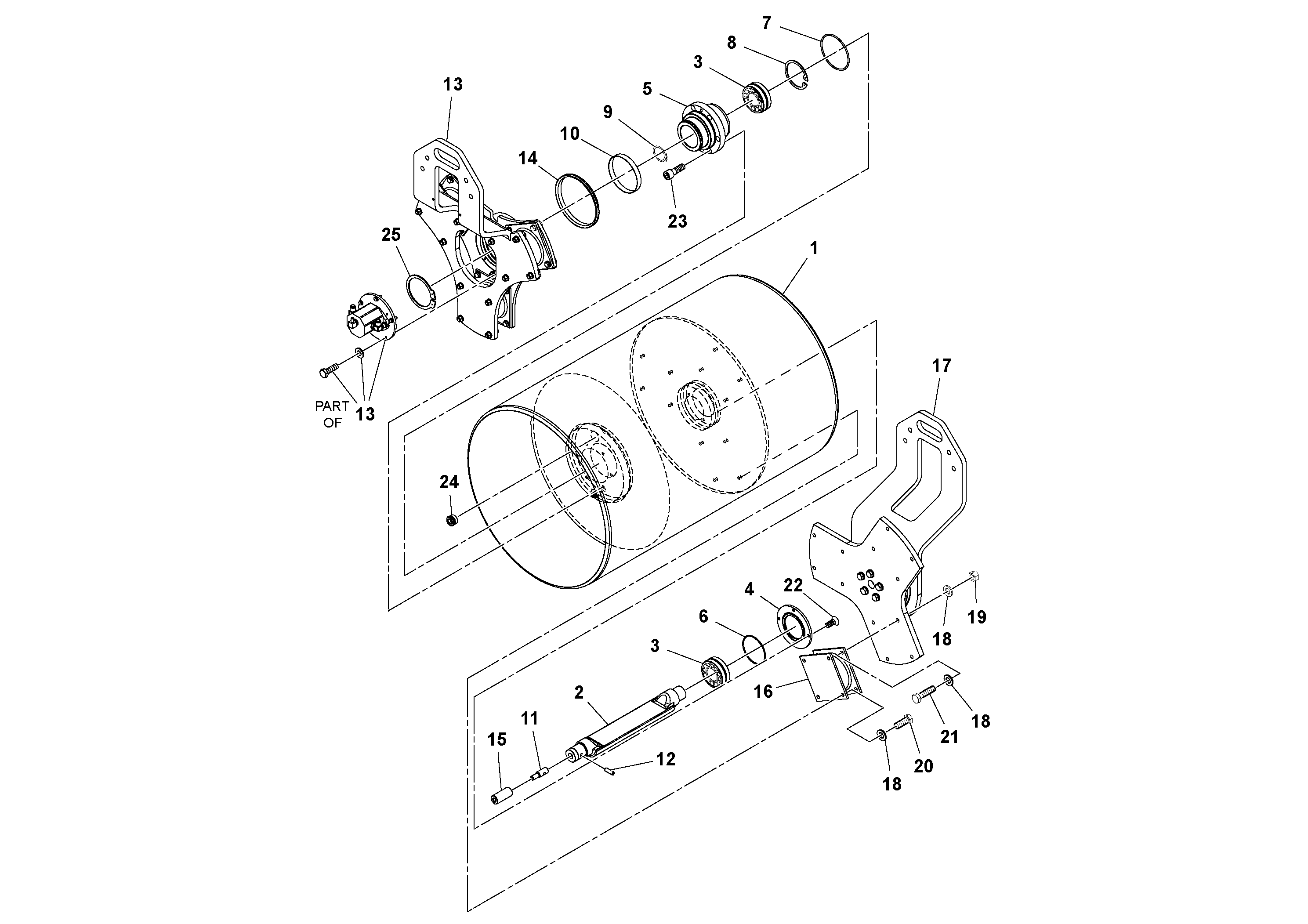 Brake Cylinder RM13214424 VOLVO