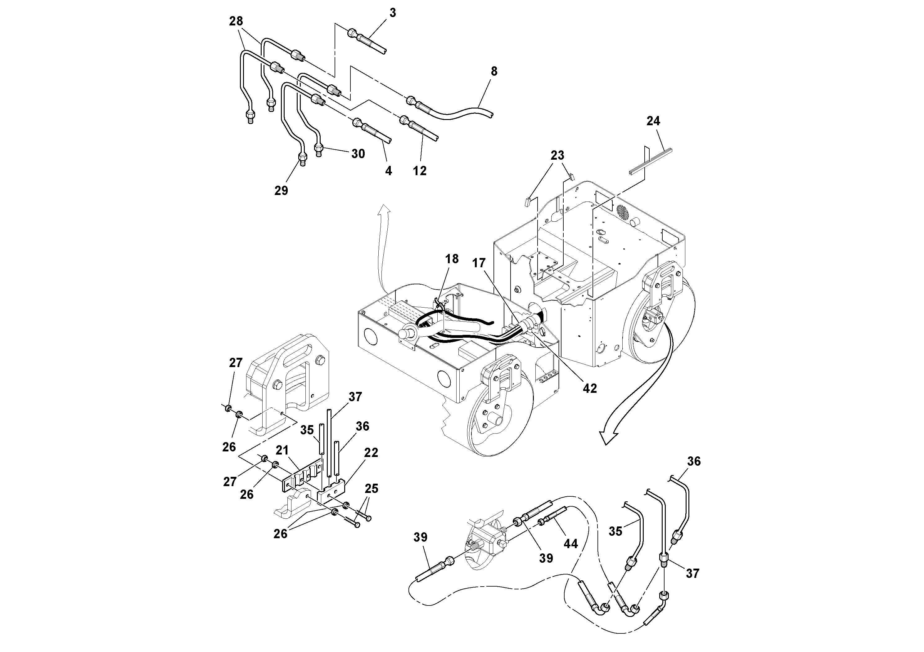 Timing gear casing RM13301973 VOLVO